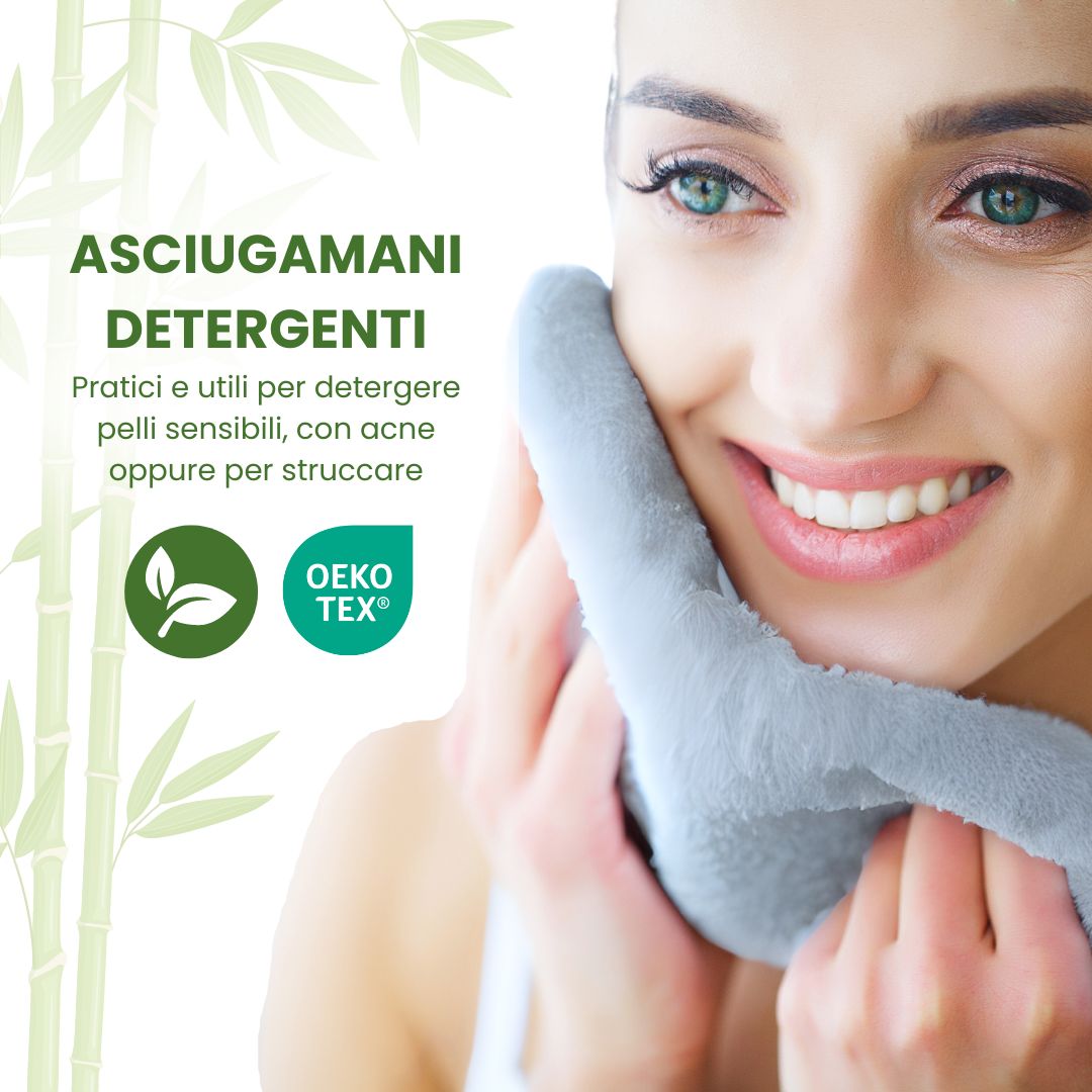 IDELIO Coppia Asciugamani Bamboo BIO