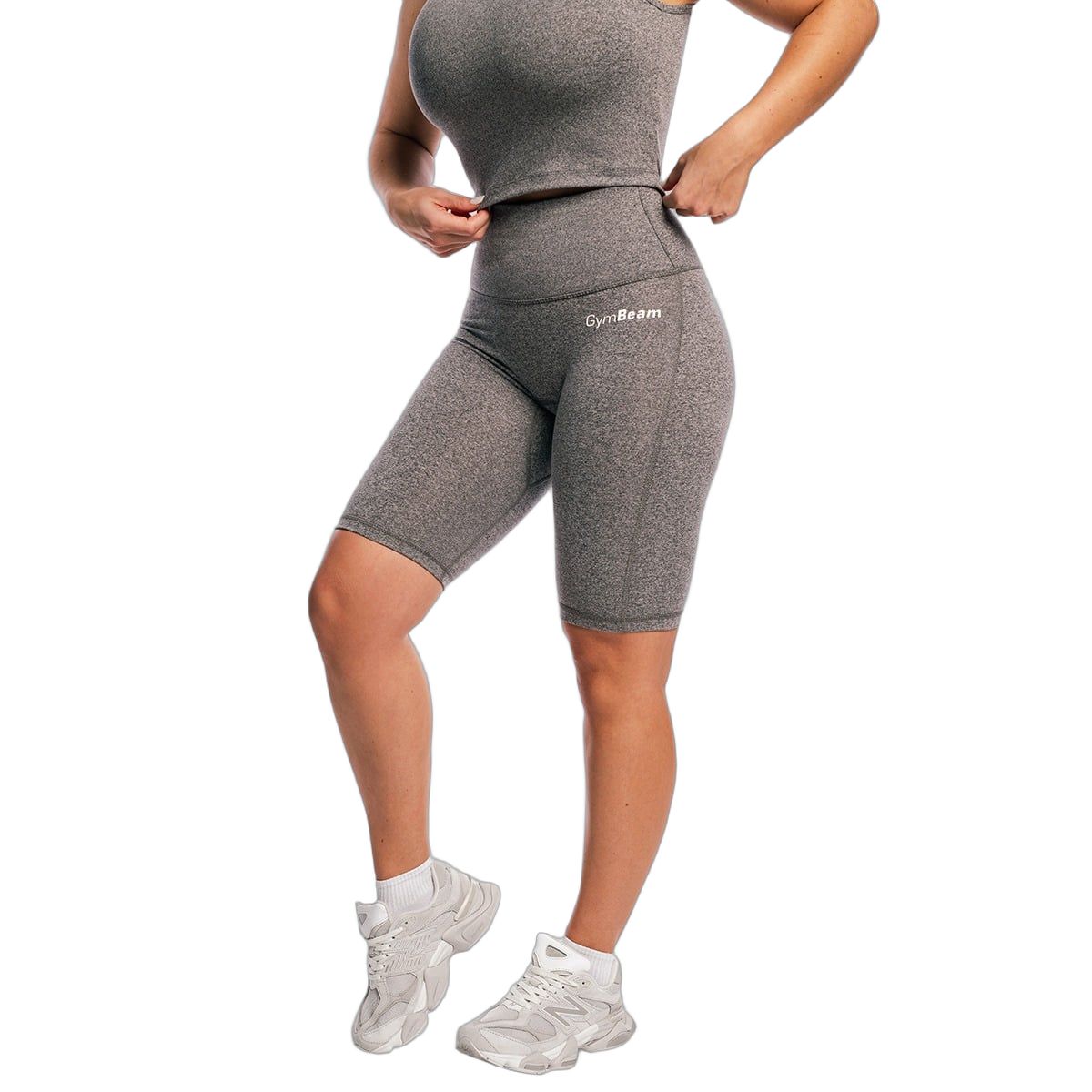 GymBeam Pantaloncini donna Core Storm slim con elastico senza tasche