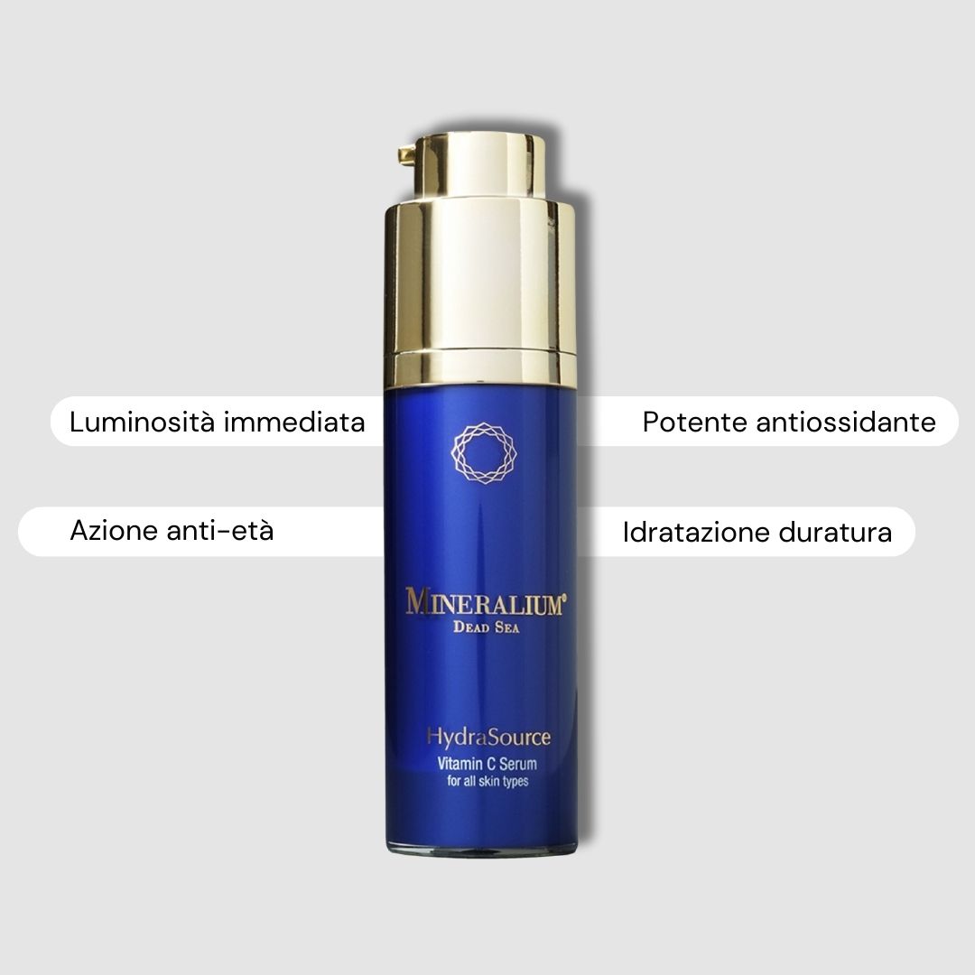Mineralium - Siero alla vitamina C anti-età con minerali del Mar Morto