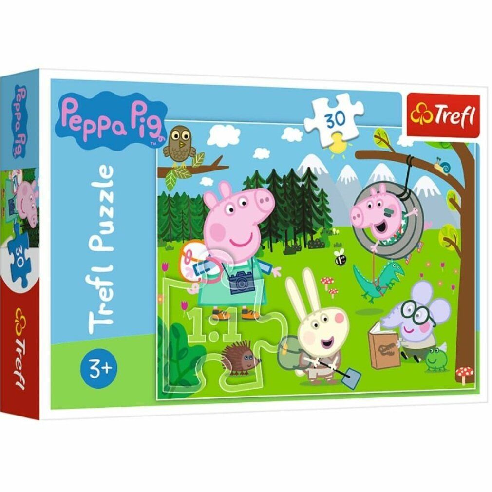 Puzzle 30 ? Escursione nella foresta / Peppa Pig