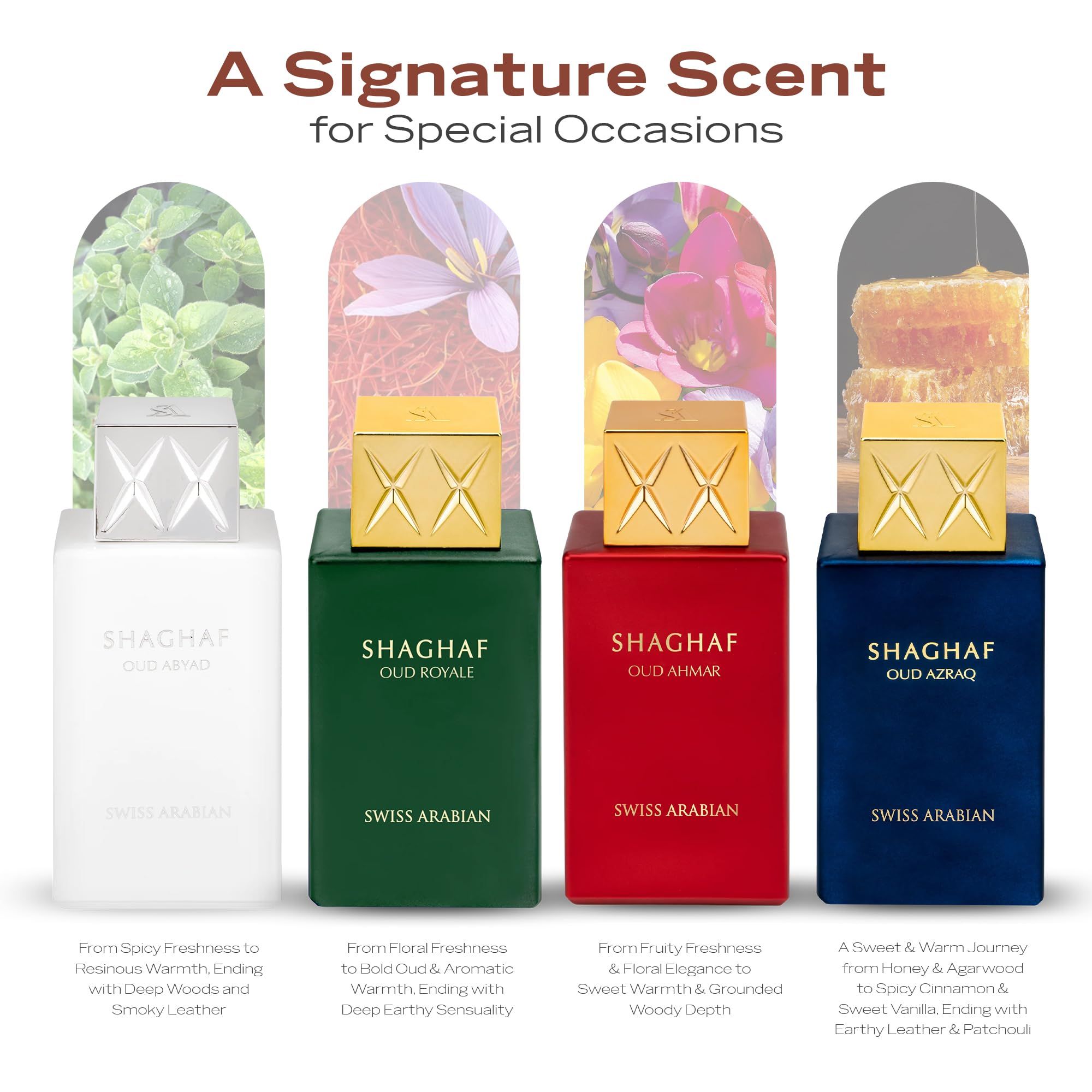 Eau De Parfum Swiss Arabian Shaghaf Oud Abyad 75ml