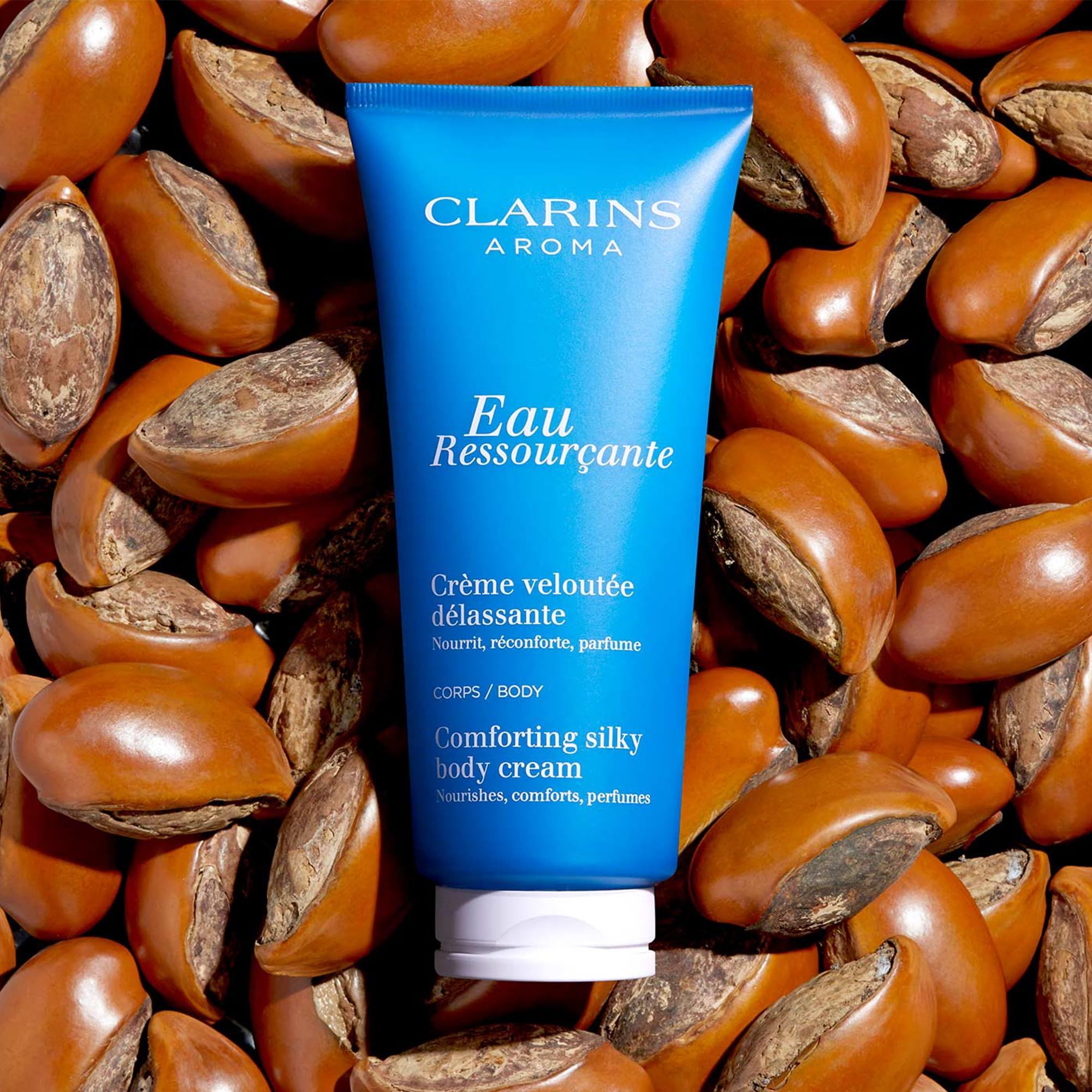 Clarins Eau Ressourçante Crema corpo, tubo 200 ml