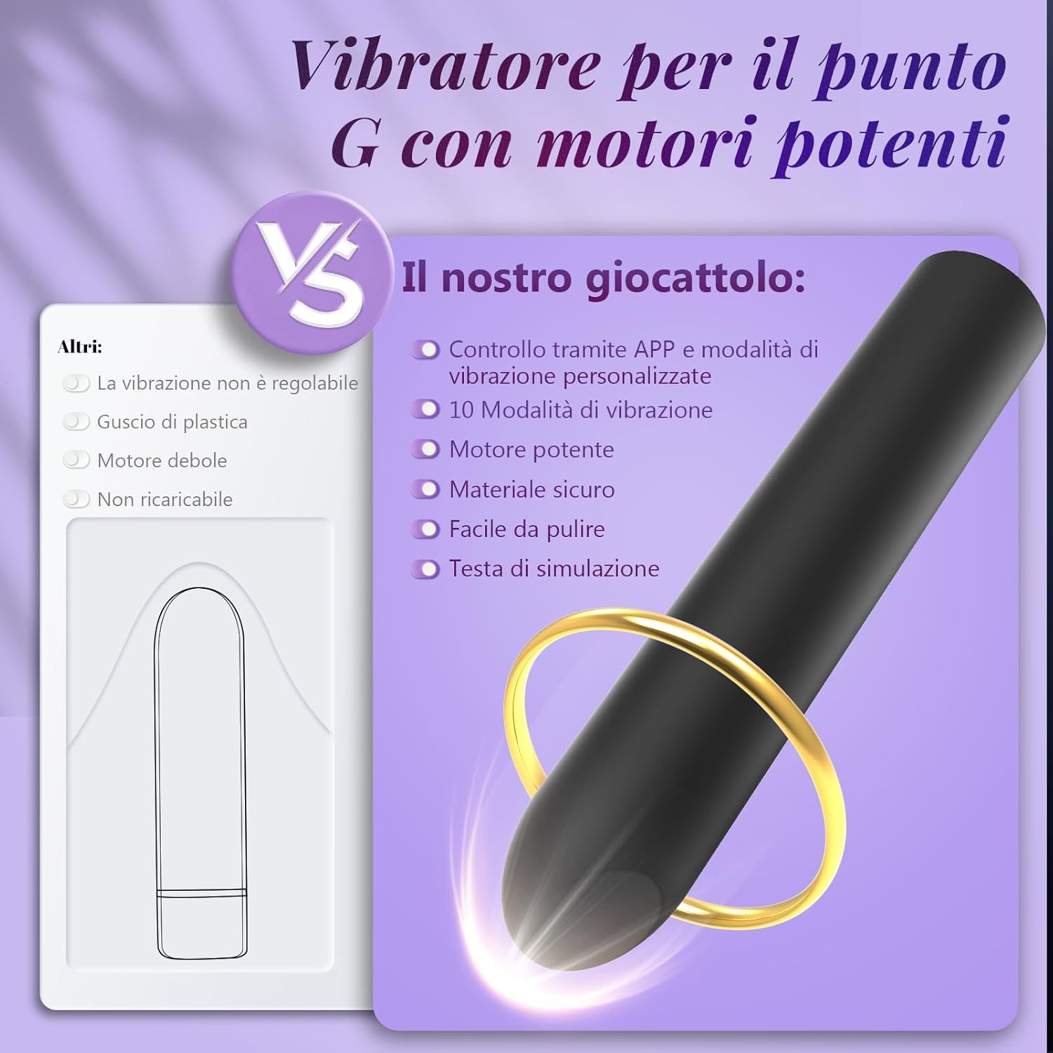rinofans vibratore compatto per donne