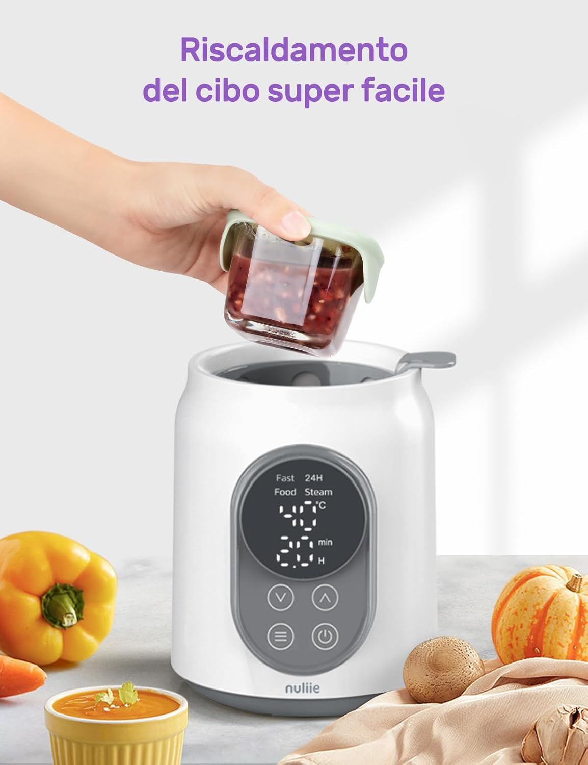 Nuliie Scaldabiberon Elettrico 10-in-1