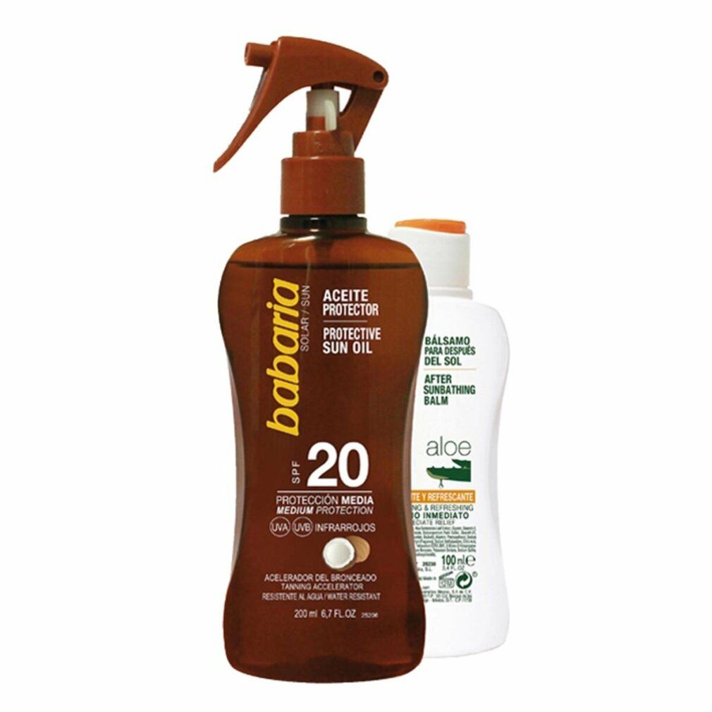 Babaria Set Protezione Solare con Olio SPF 30 e Doposole