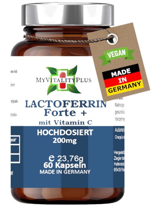 Lattoferrina 200mg Immuno Forte Con Vitamina C - SAPURA