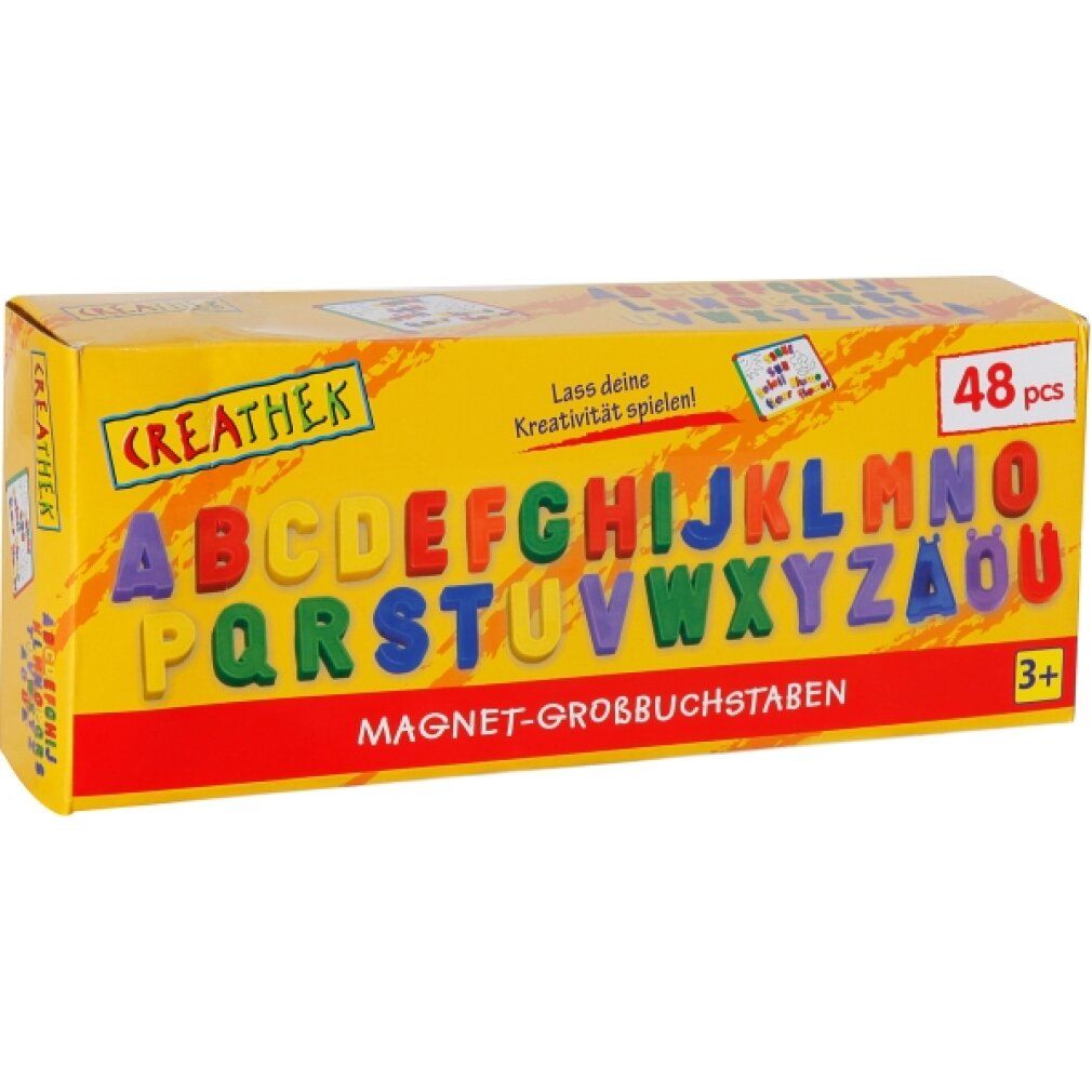 cr magnete lettere maiuscole 48 pezzi