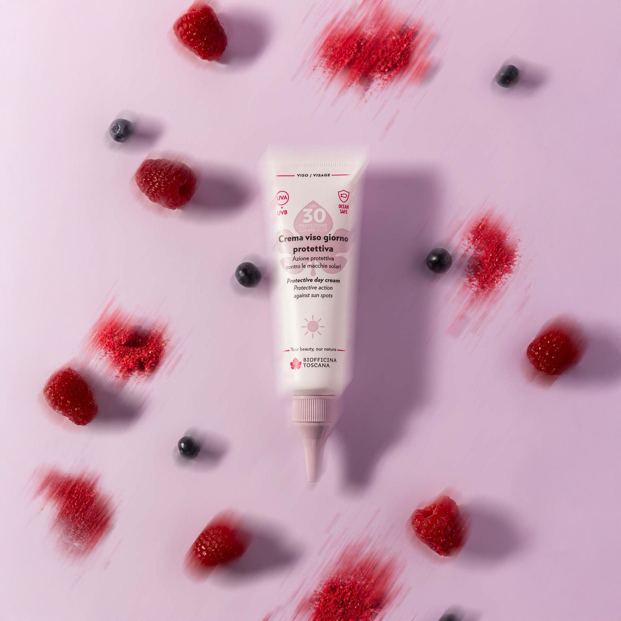 Crema Viso Giorno Protettiva SPF30 Biofficina Toscana