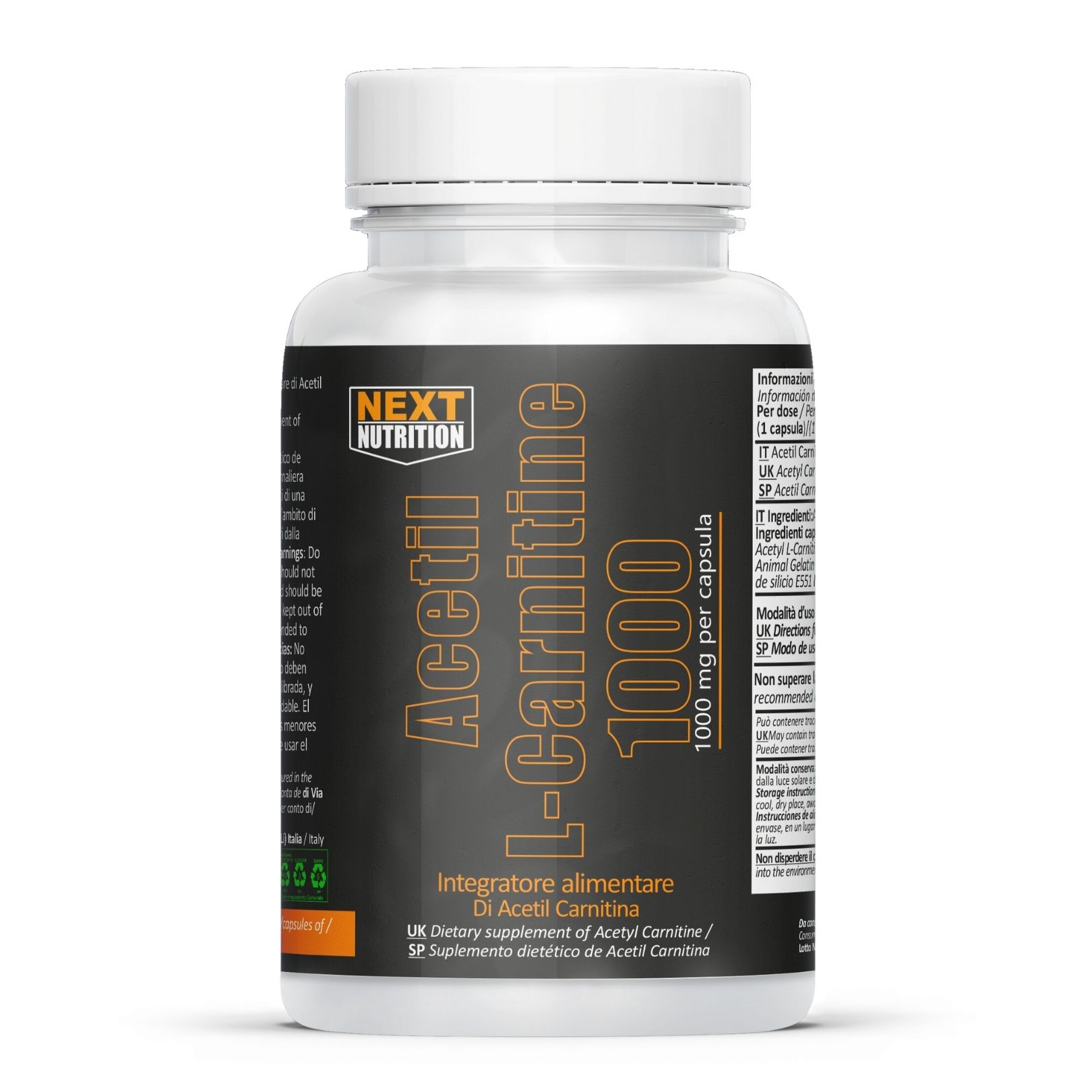 acetil l-carnitina 1000 mg compresse Acetil-L-Carnitina + VITAMINA B6 + CROMO Line@diet | 30 per 1 mese Carnitine Syform | N-Acetil-L-Carnitina 1000