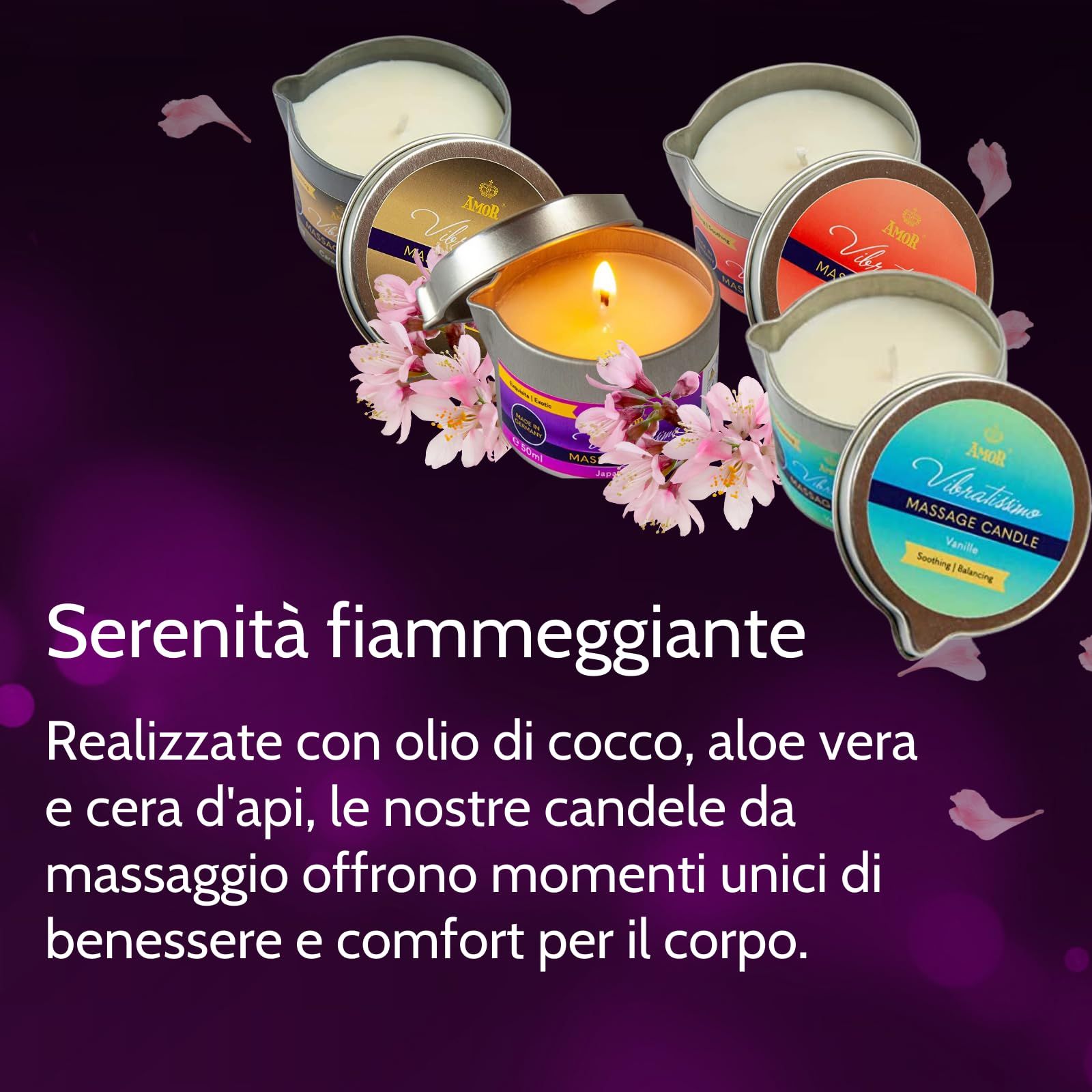 Vibratissimo Candela da Massaggio Caramel Cream
