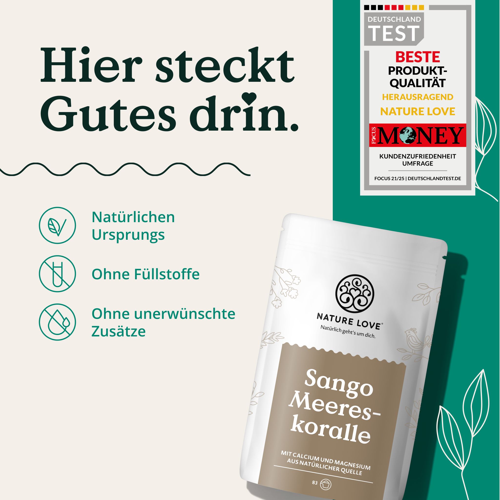 NATURE LOVE® Sango Corallo Marino