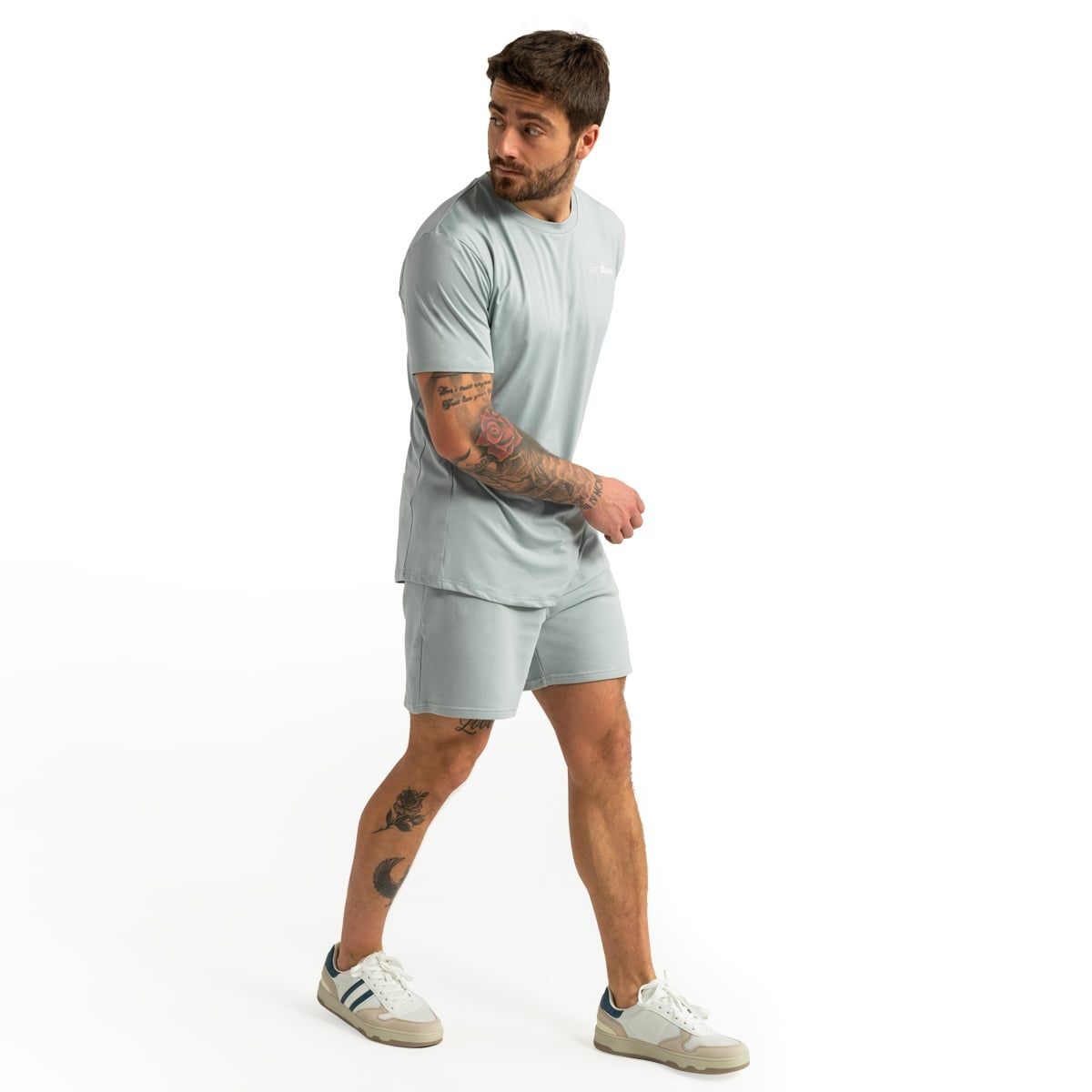 GymBeam T-shirt uomo Limitless regular manica corta Eucalypt