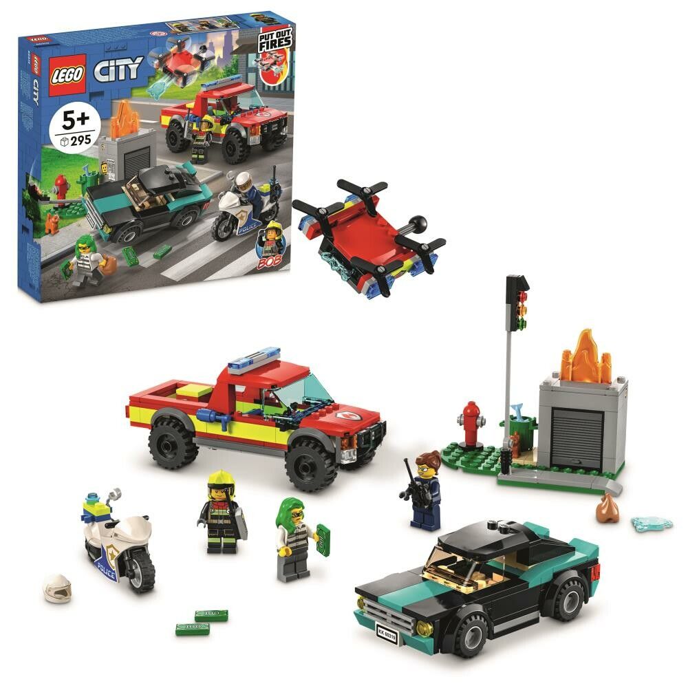 LEGO City Fire Soccorso Antincendio e Inseguimento eella Polizia