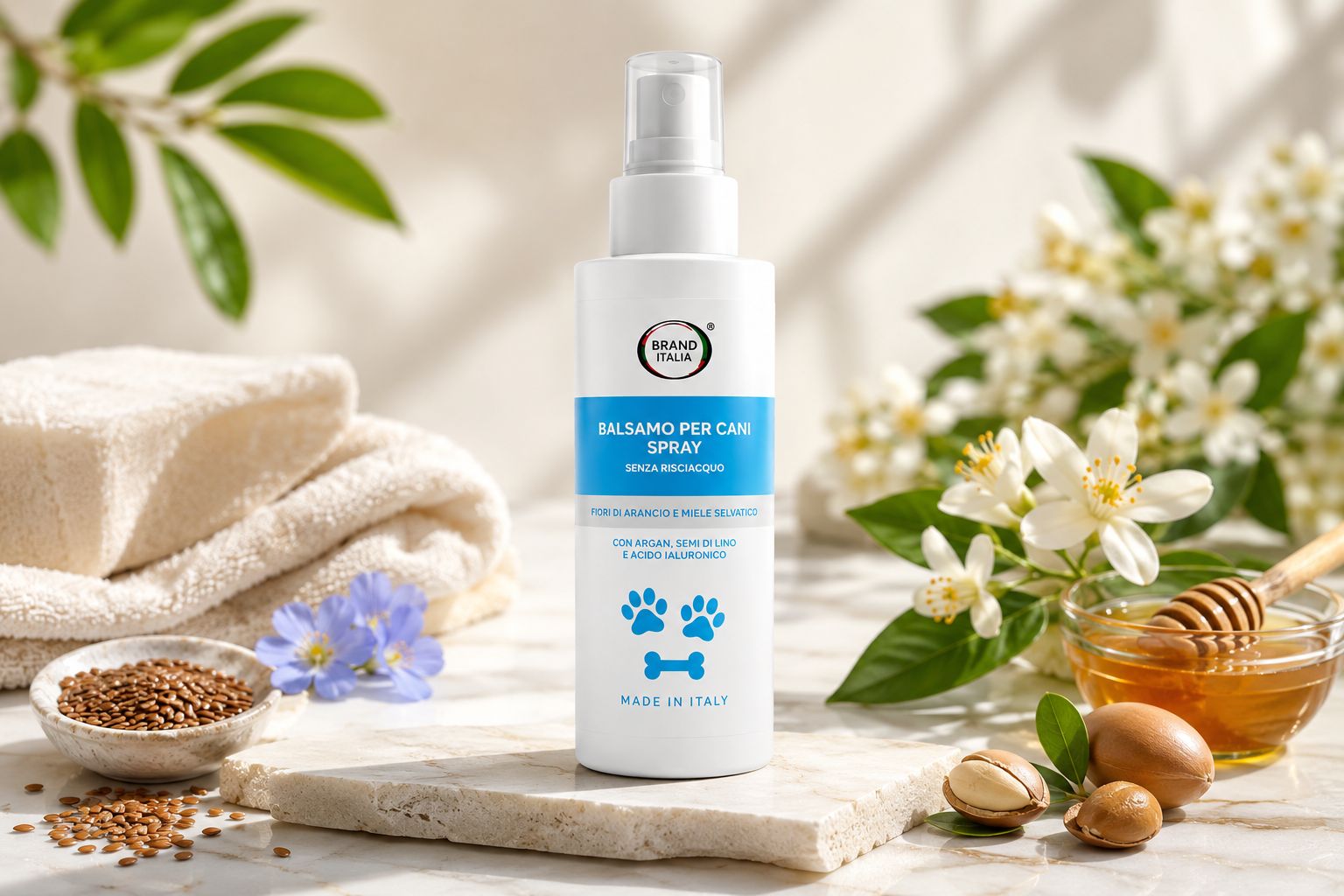 BRAND ITALIA - Balsamo Spray per Cani Senza Risciacquo