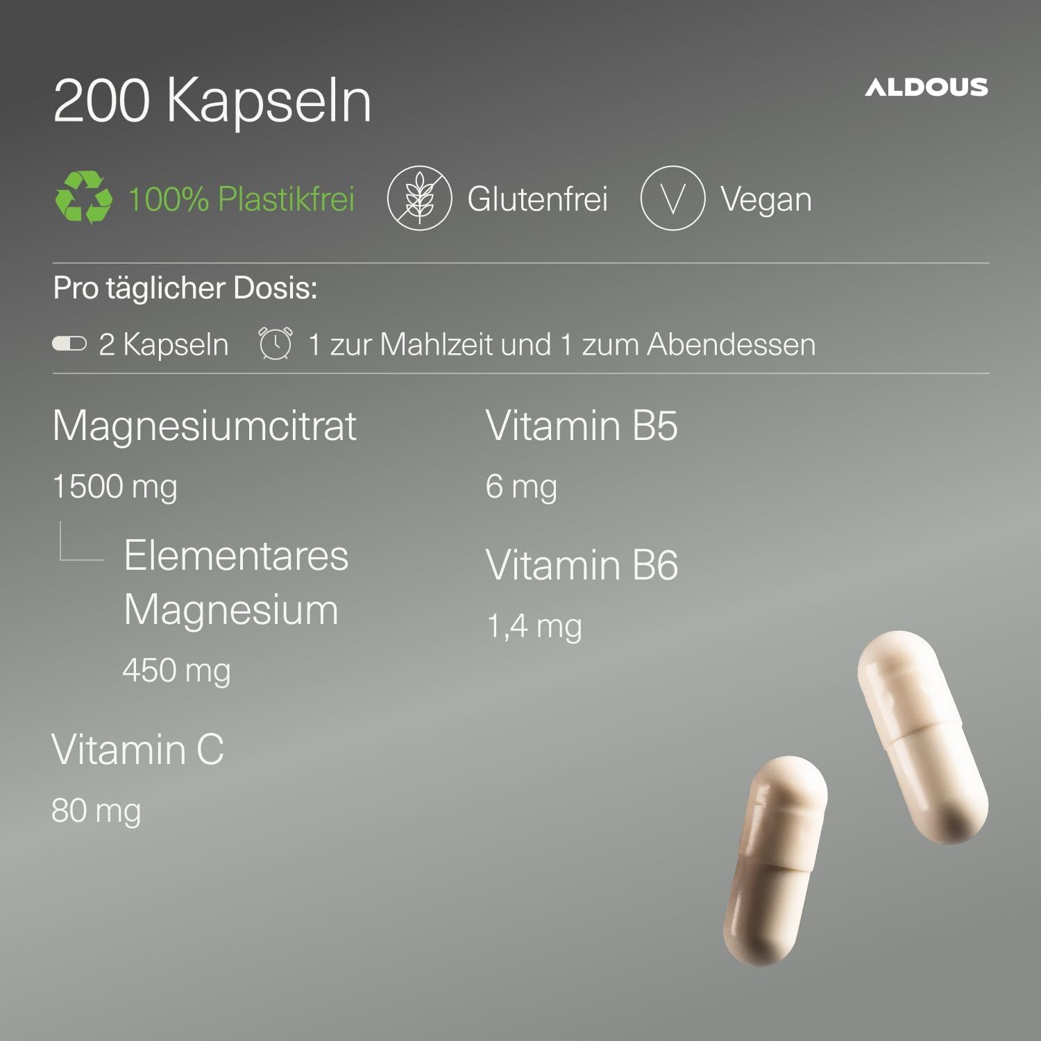 Aldous Capsule di Magnesio Citrato