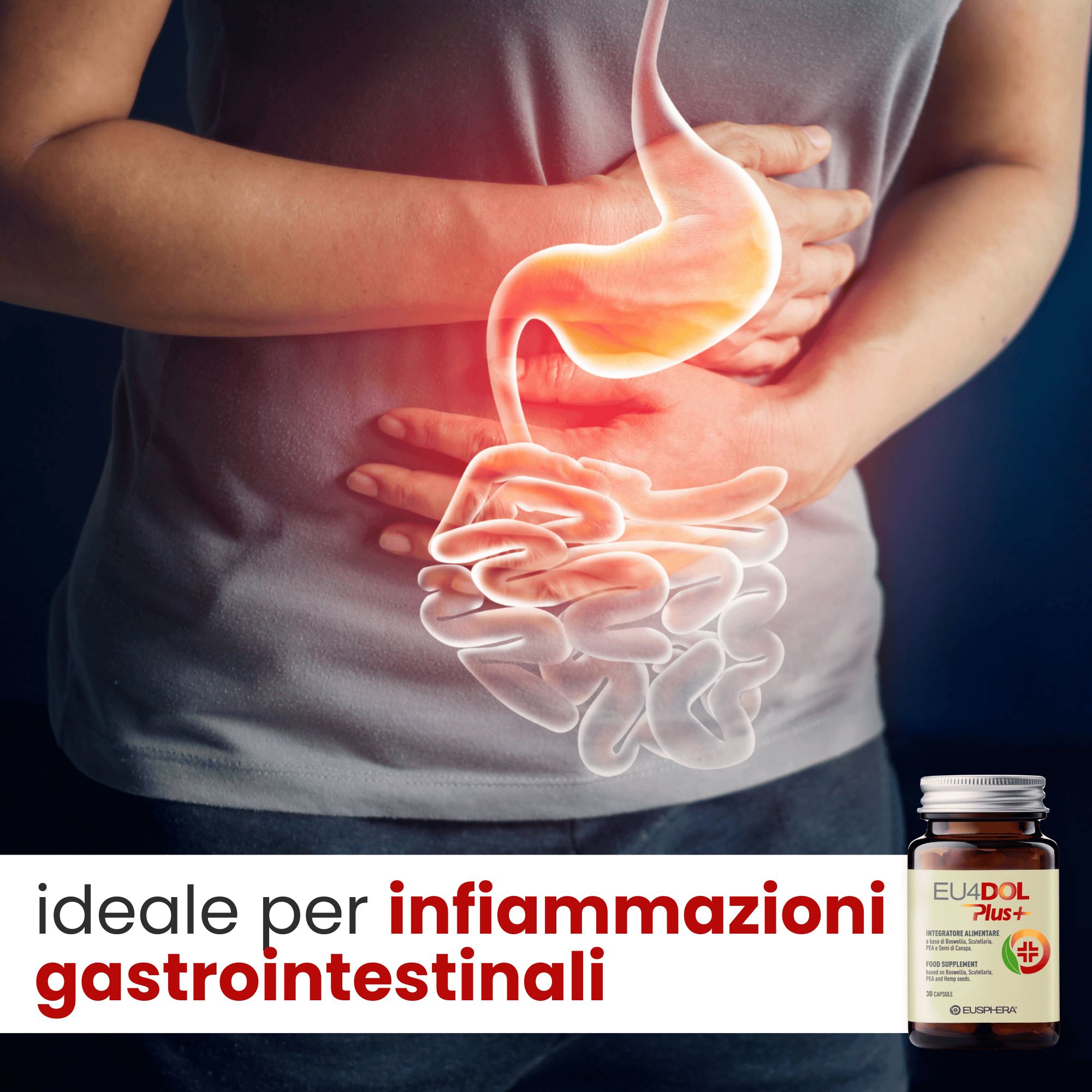 Integratore naturale per ossa e articolazioni - Eusphera EU4DOL PLUS