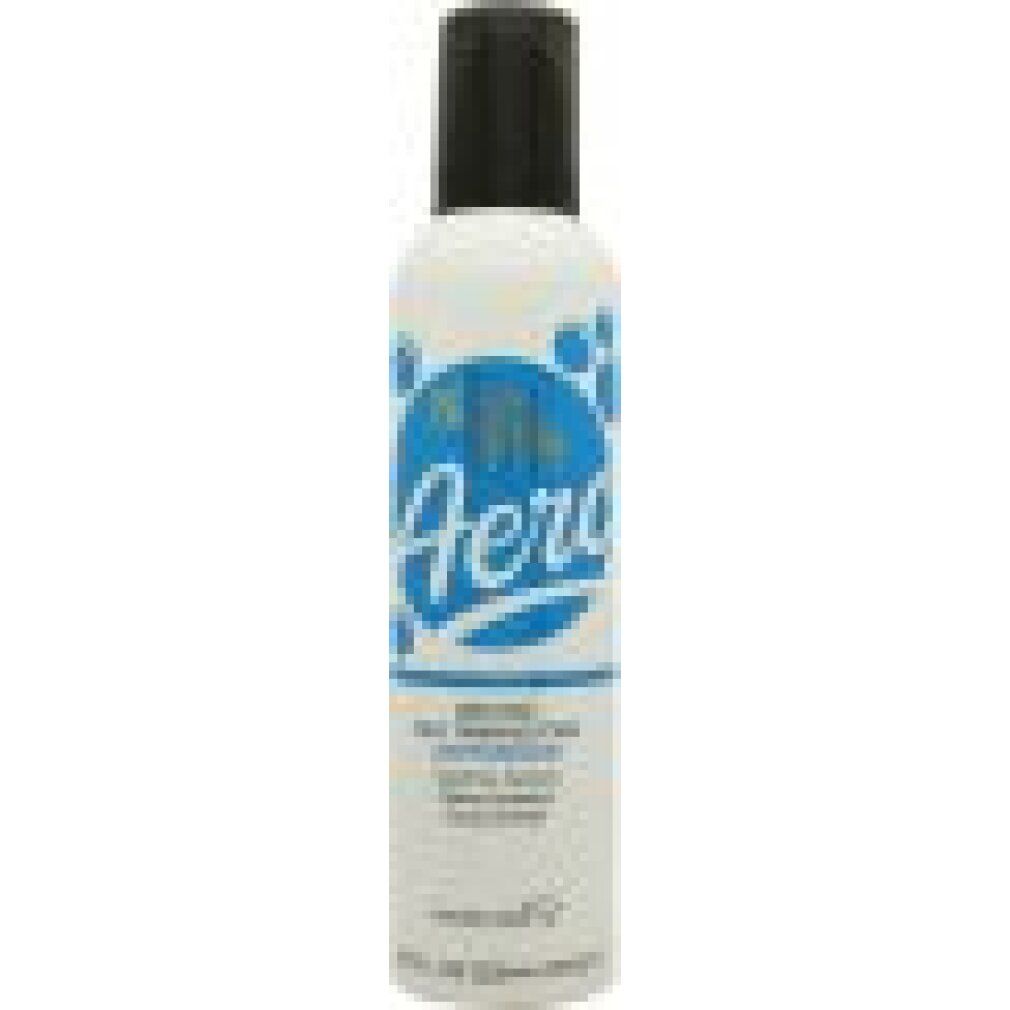 Flacone bianco con erogatore nero. Scritta blu: Bondi Sands Aero. Testo: Aerated Self Tanning Foam Light/Medium.