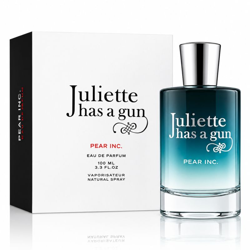 Flacone e scatola di profumo Juliette Has A Gun Pear Inc. 100ml.
