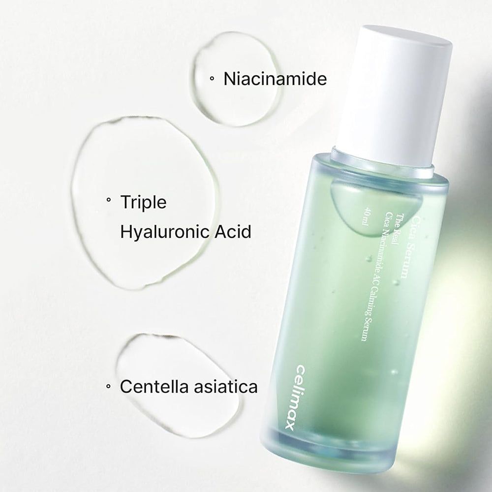 CELIMAX The Real Cica Niacinamide AC – siero in fiala lenitivo per pelli impure