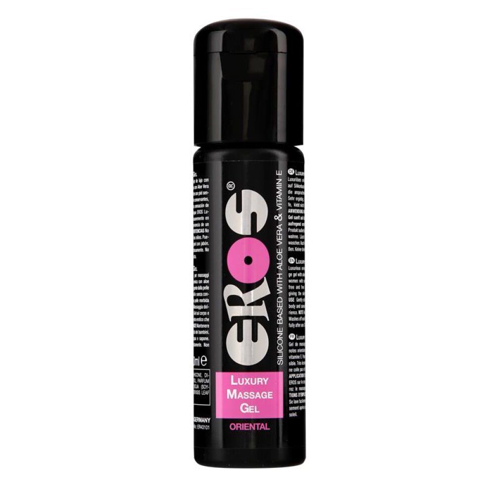 EROS Luxury Massage Gel Oriental, base silicone con Aloe Vera & Vitamina E.