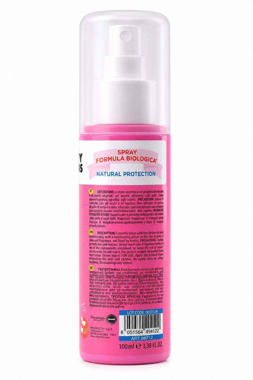 BRAND ITALIA spray biologico Hello Kitty