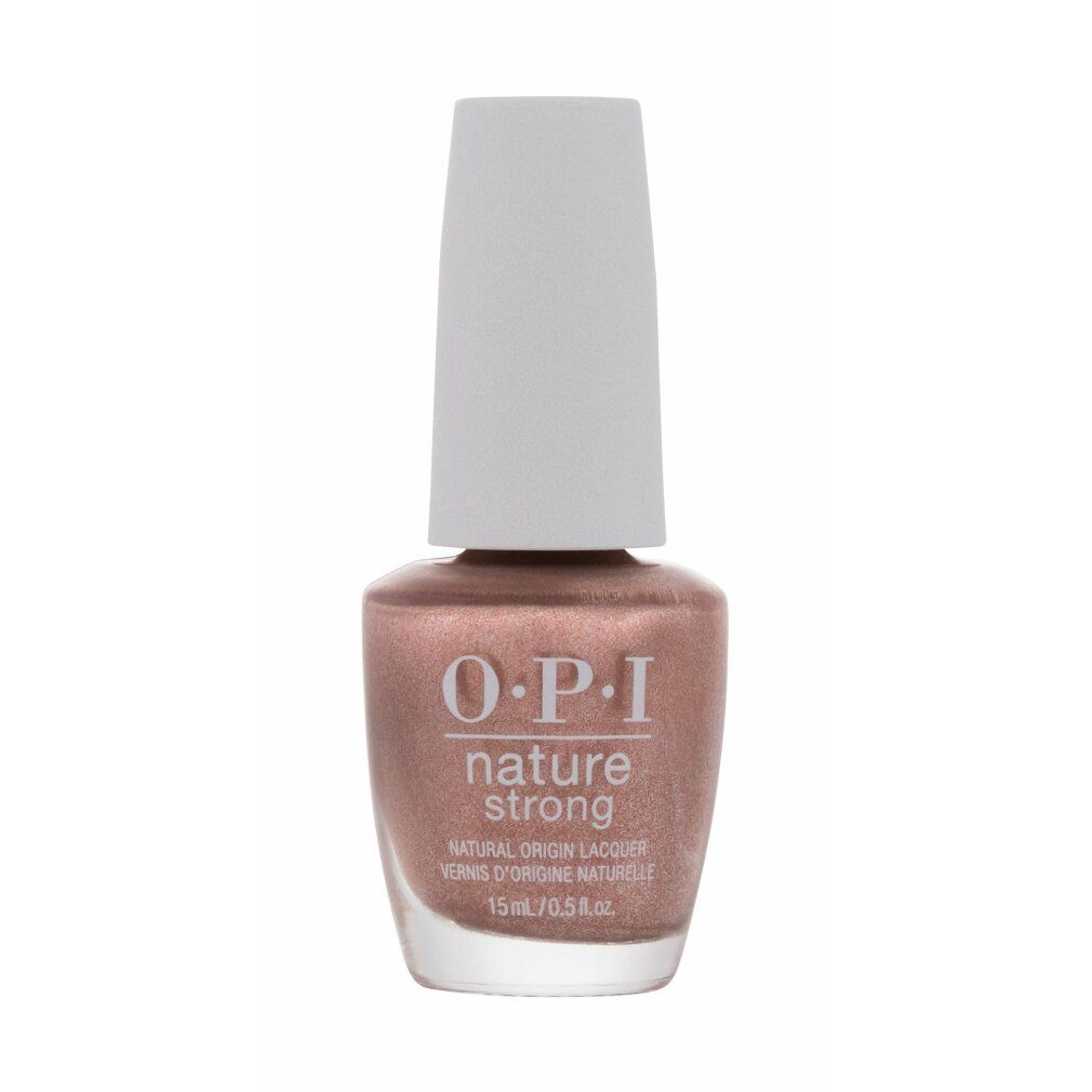 nature strong nail lacquer #Intentions are Rose Gold