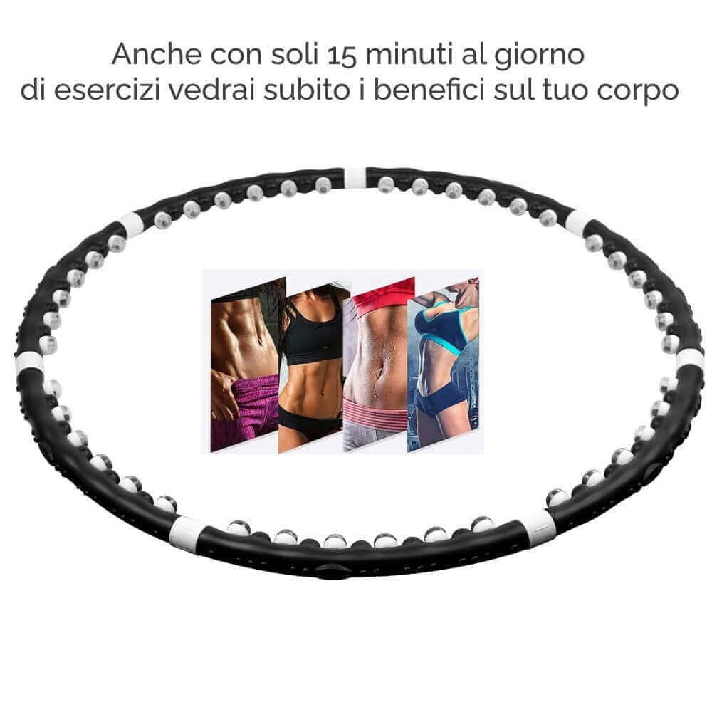 FFitness Hula Hoop Massaggiante - Cerchio Ginnico Fitness FF