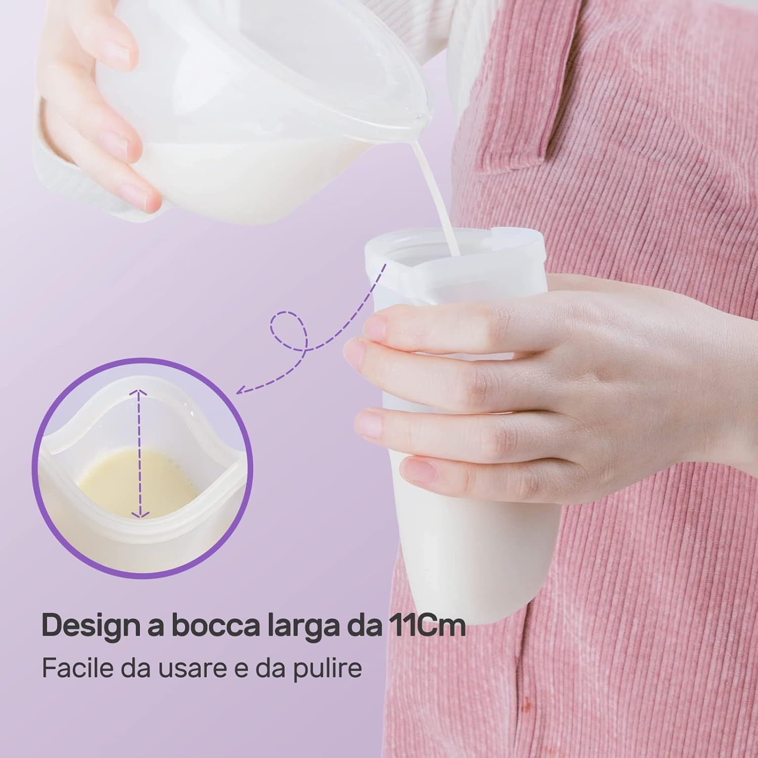 Nuliie Sacchetti Riutilizzabili per Latte Materno