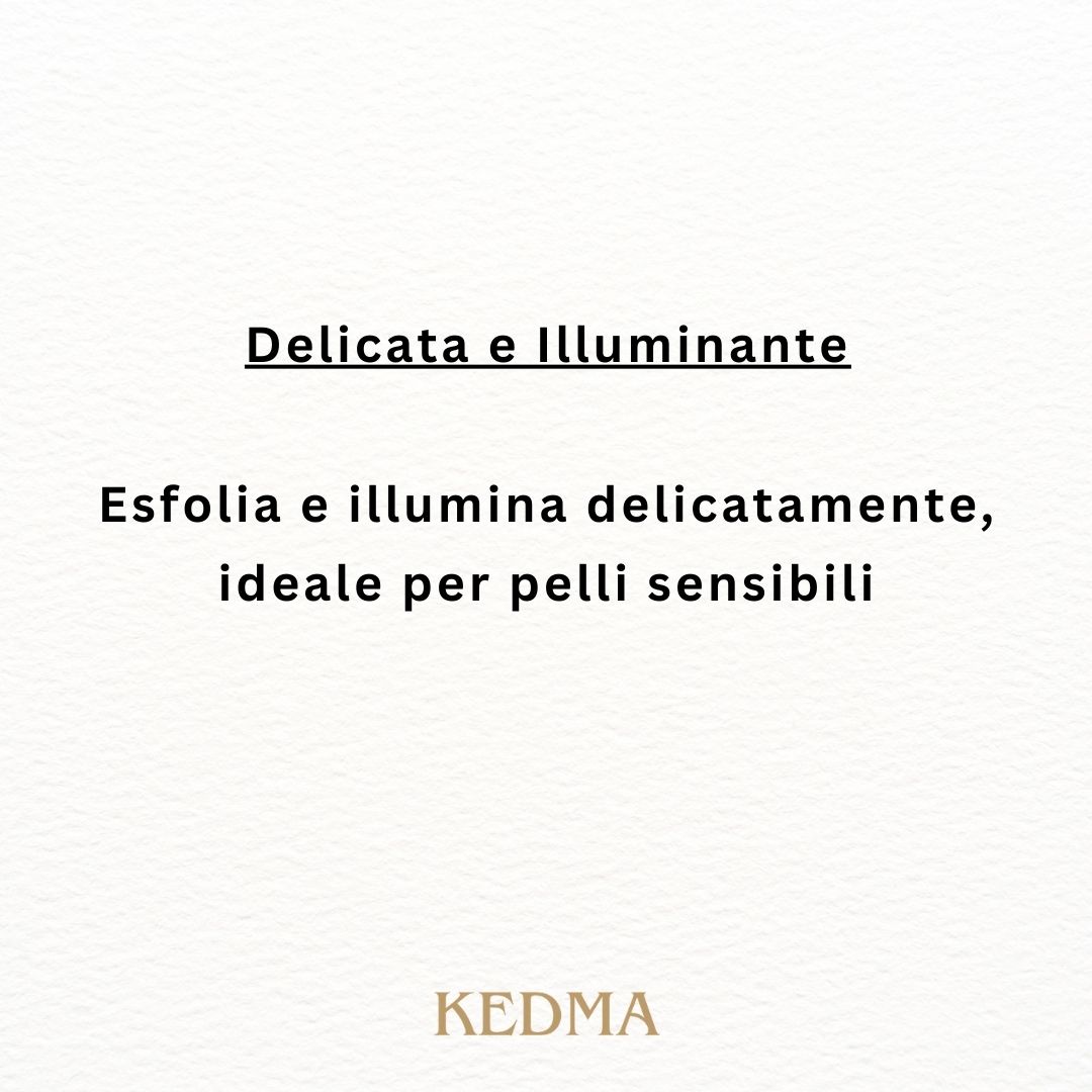 Kedma - Peeling Esfoliante per il Viso con Estratti di Frutta