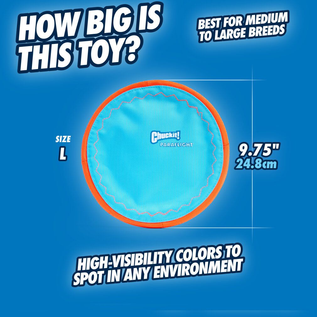 Giocattolo per cani Chuckit Paraflight taglia Large