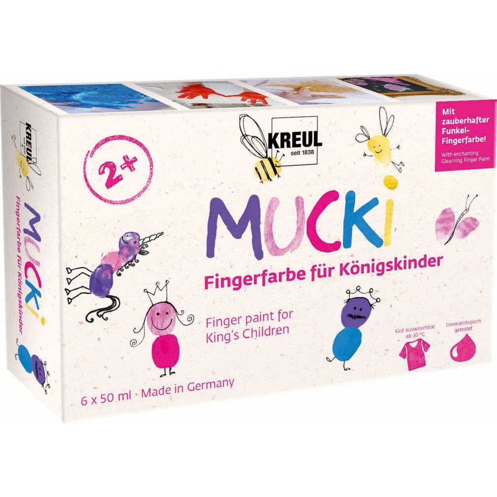 mucki pittura a dita bambini reali 6x
