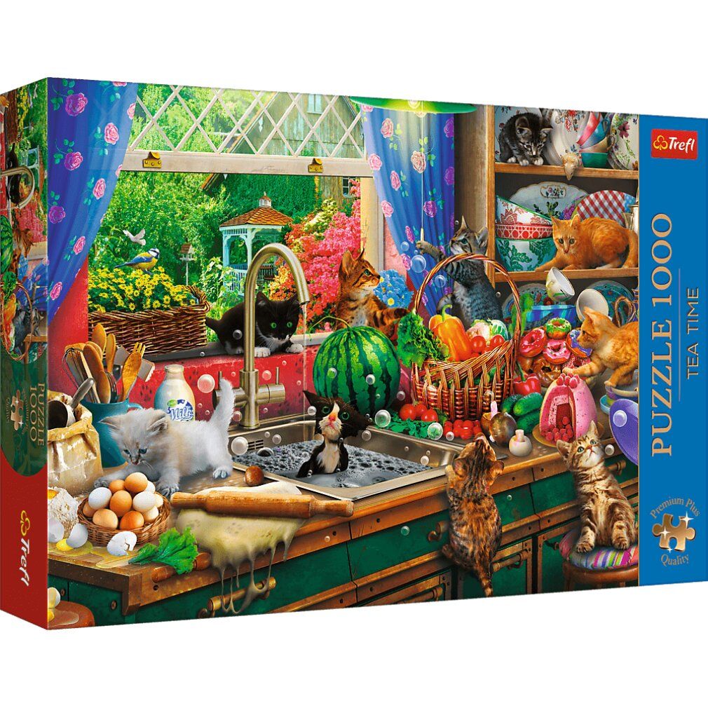 Puzzle trefl Premium Plus Tea Time: Le radici divergenti1000 pezzi