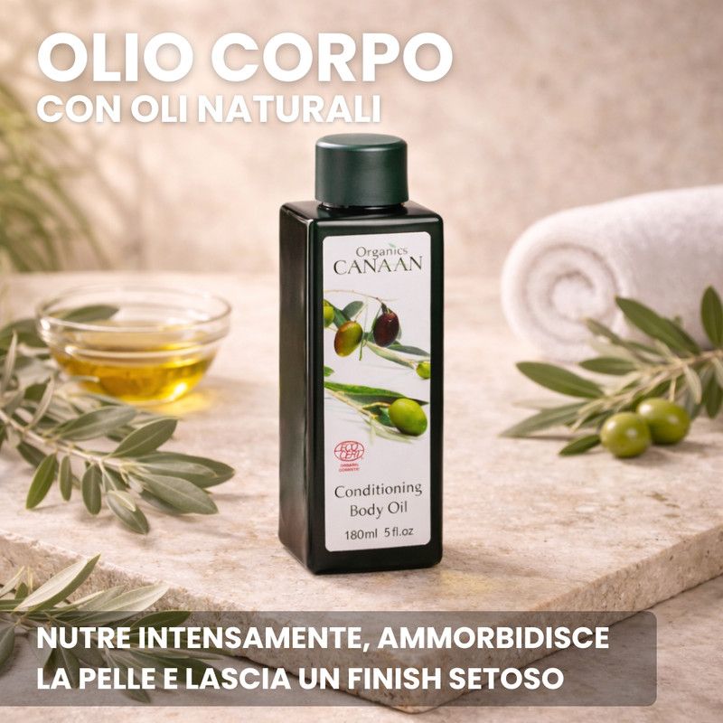 Canaan - Olio Corpo Nutriente all’Olio di Oliva