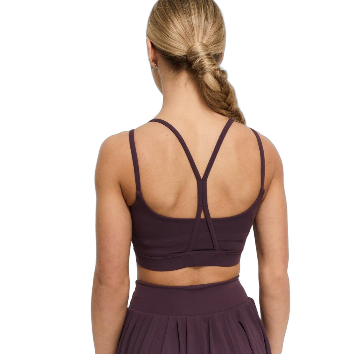 GymBeam Reggiseno sportivo donna BEAT Berrywood con spalline incrociate
