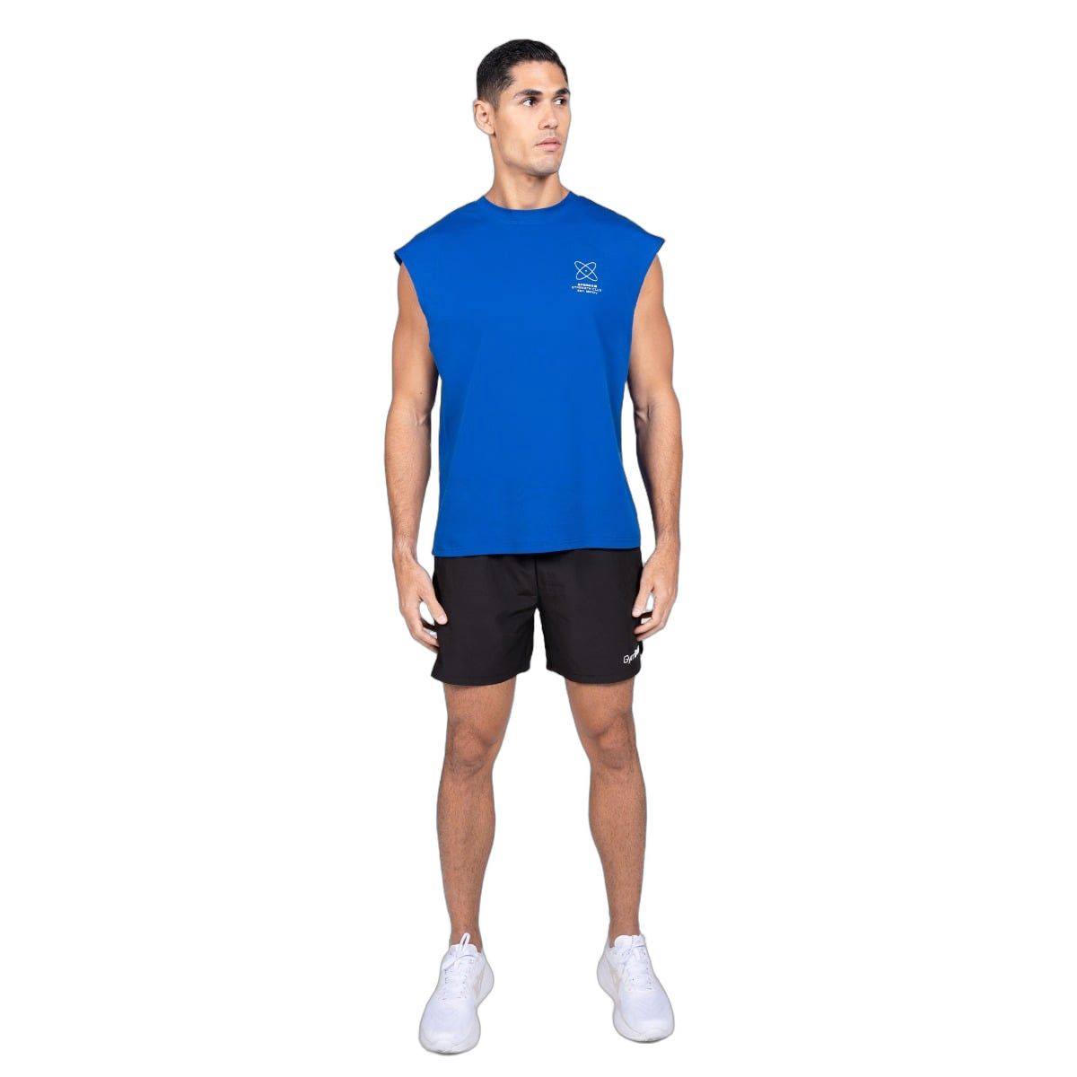 GymBeam Canotta uomo regular senza maniche Discipline blu