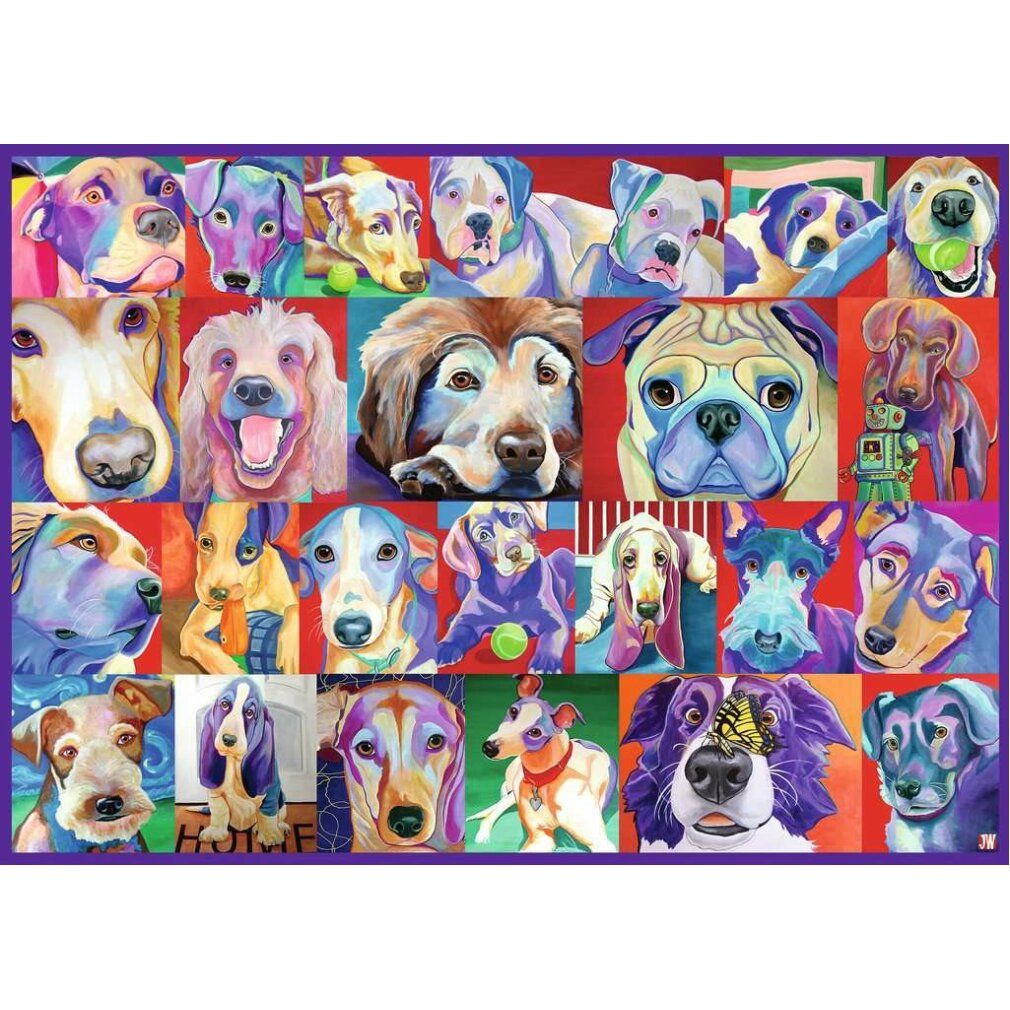 Puzzle ravensburger Hello Dogs xxl 500 pezzi