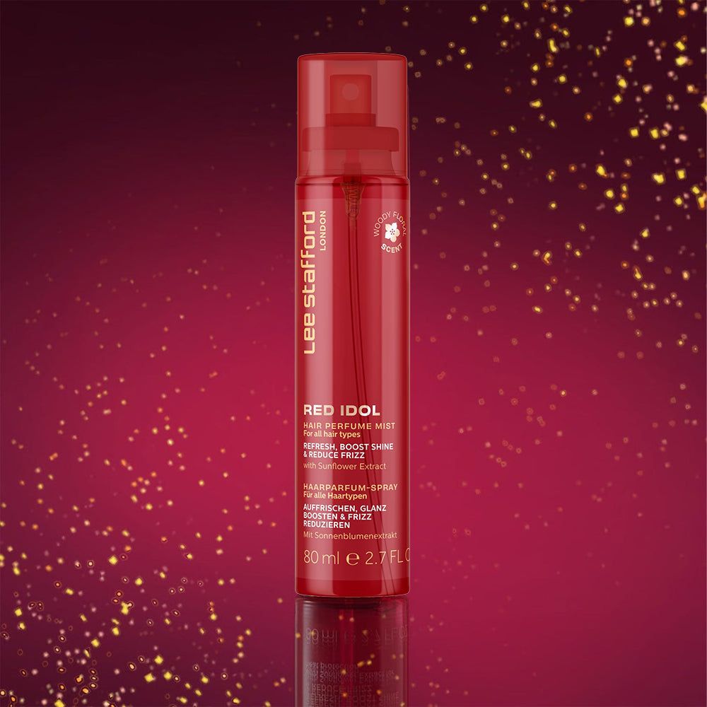 Lee Stafford Red Idol Hair Perfume Mist – gelsomino & legno di cedro