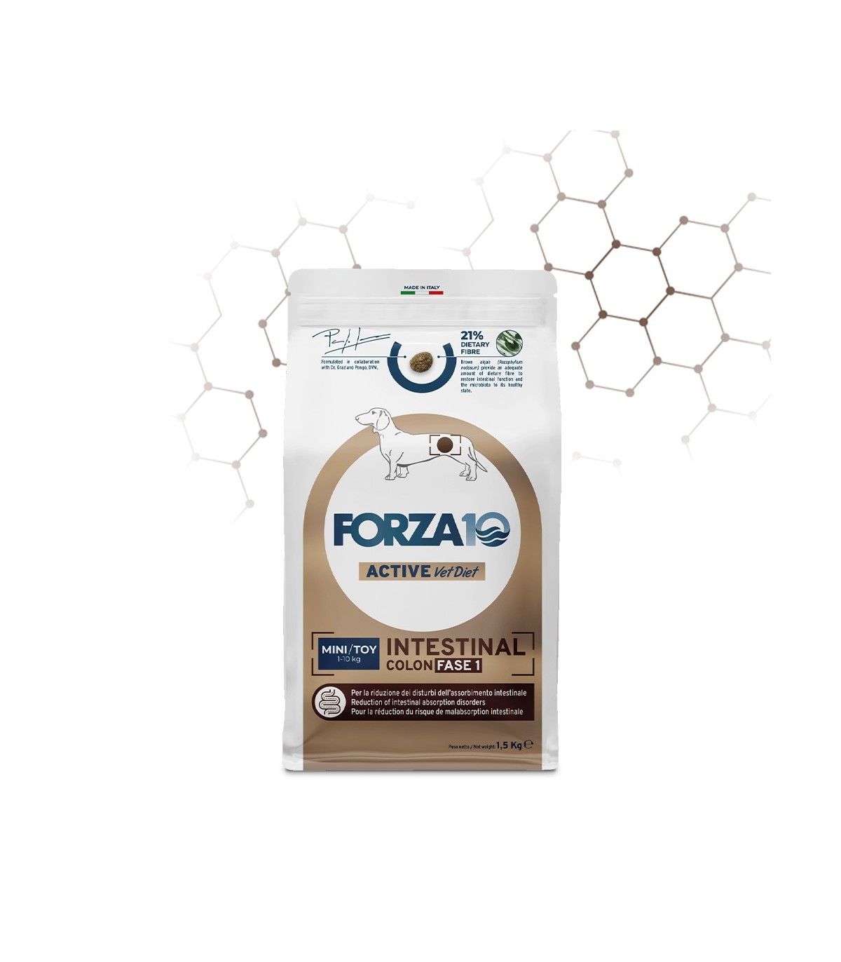 Forza 10 cane intestinal colon Fase-1 mini toy