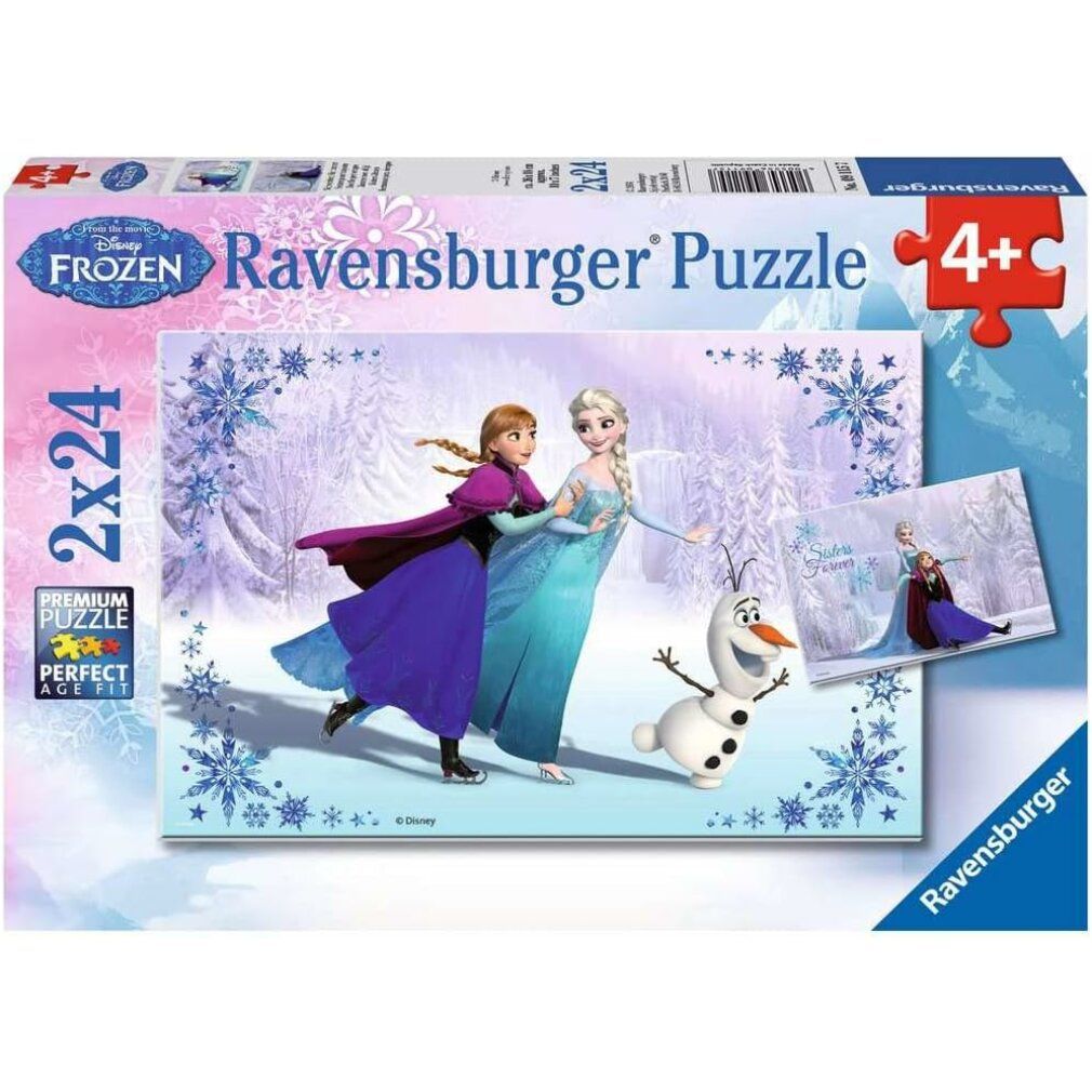 Puzzle Disney Frozen: Sorelle per sempre, 2x.