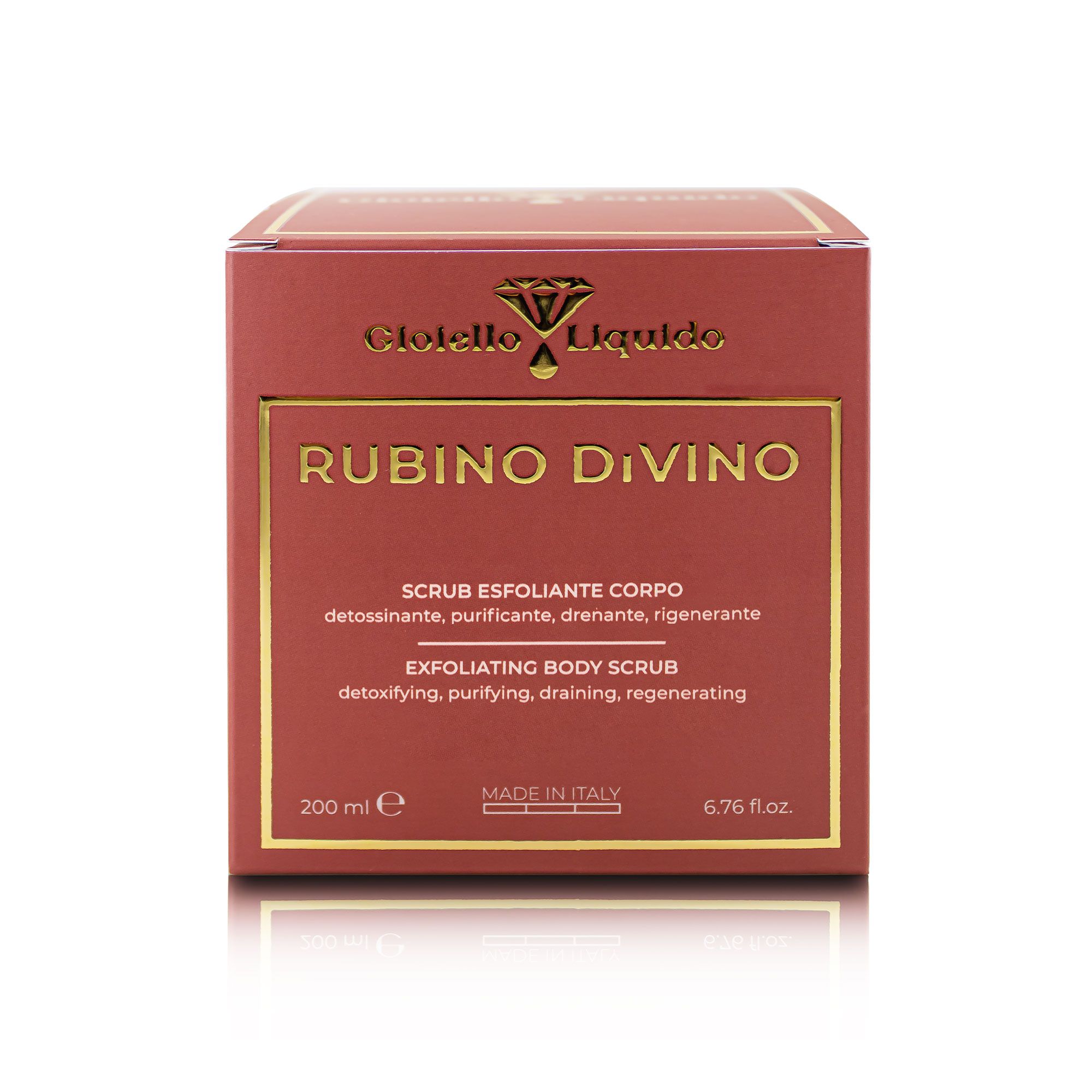 Gioiello Liquido Scrub Esfoliante Corpo "Rubino Divino"