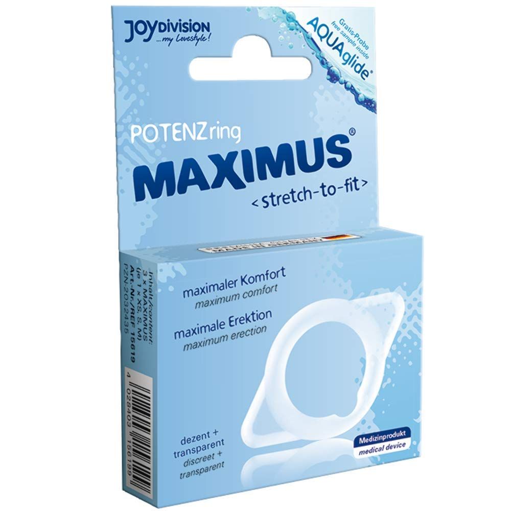 Confezione dell'anello di potenza Joydivision MAXIMUS, taglia S, articolo medico.