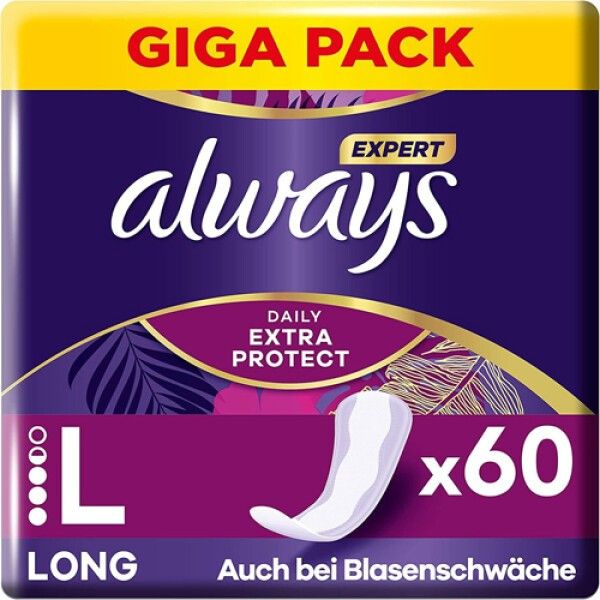 Always Slipeinlage Expert Daily Protect Long Confezione Giga 60