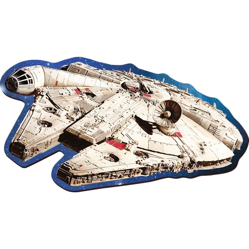 trefl Wood Craft Origin Puzzle Star Wars: Millennium Falcon 160 pezzi
