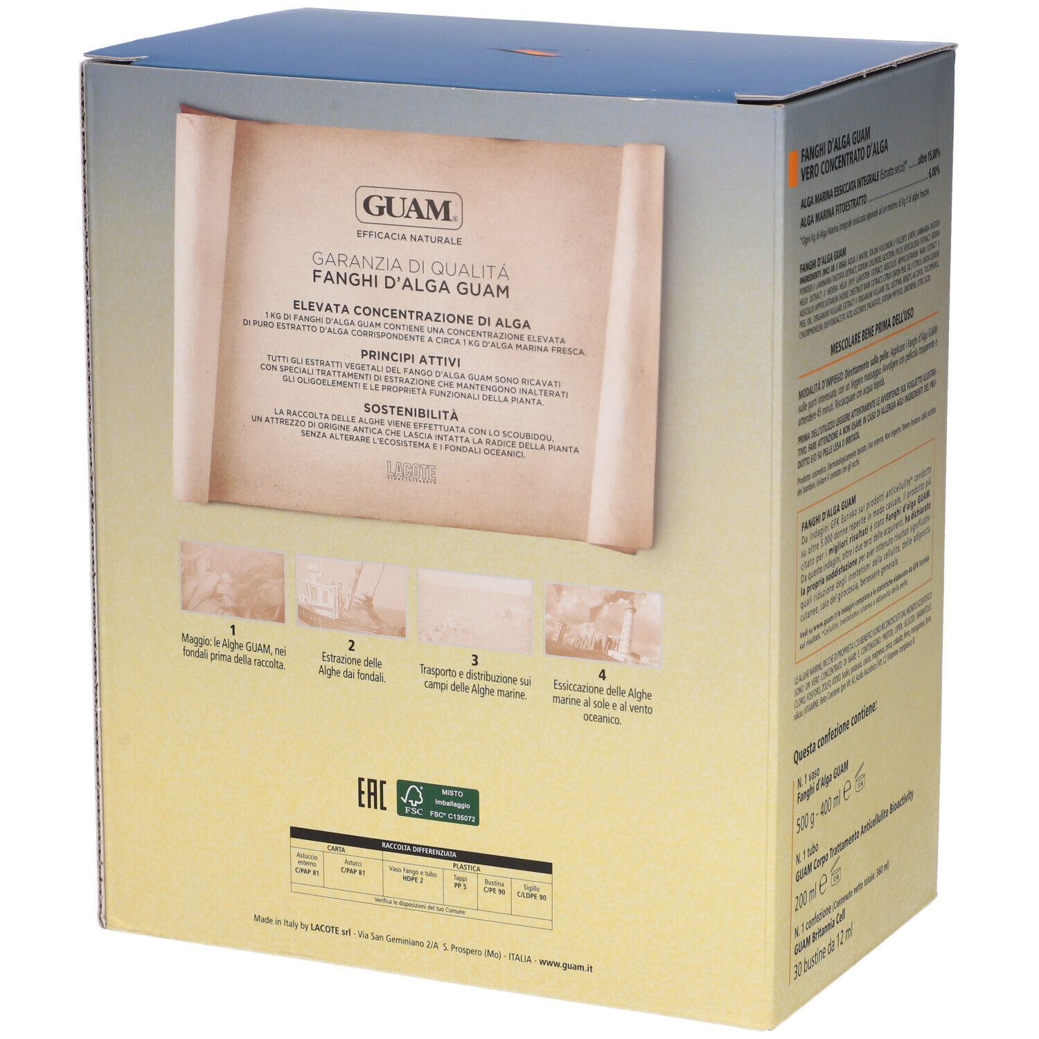 Fanghi d'alga GUAM® Convenienza Cell