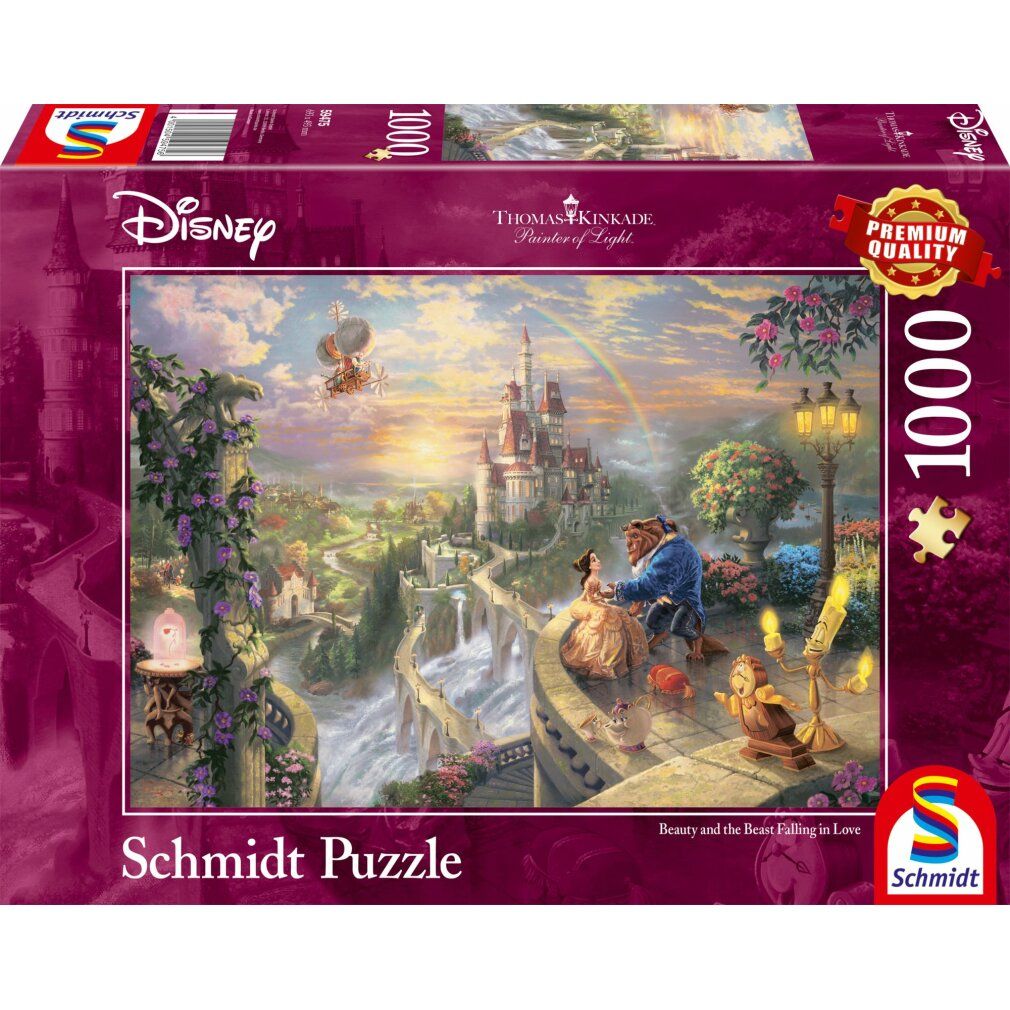 Thomas Kinkade Studios: Collezione Disney Dreams - La bella e la bestia (1000 pezzi)