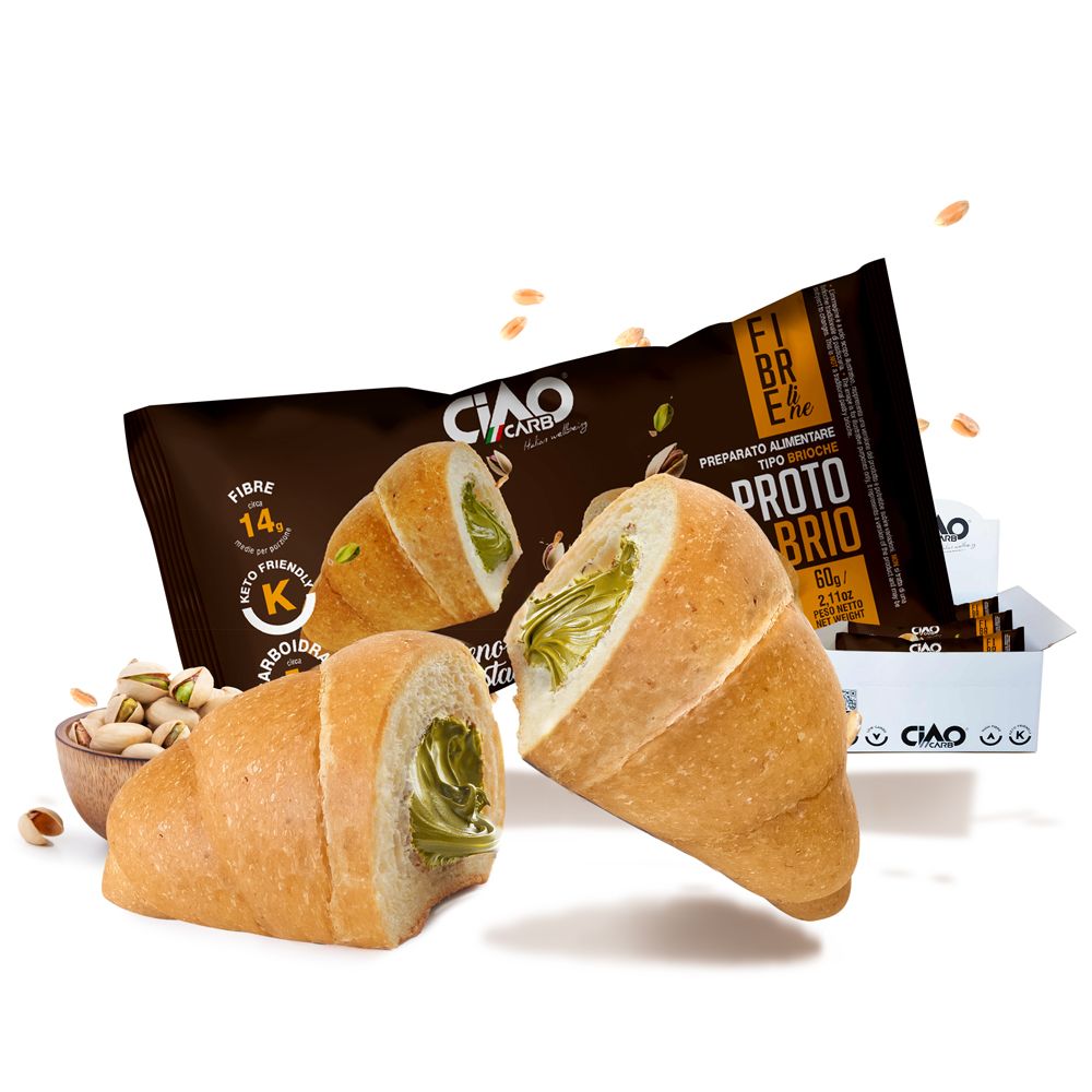 CIAOCARB   Protobrio Ripieno Con Crema Al Pistacchio   Fibre Line