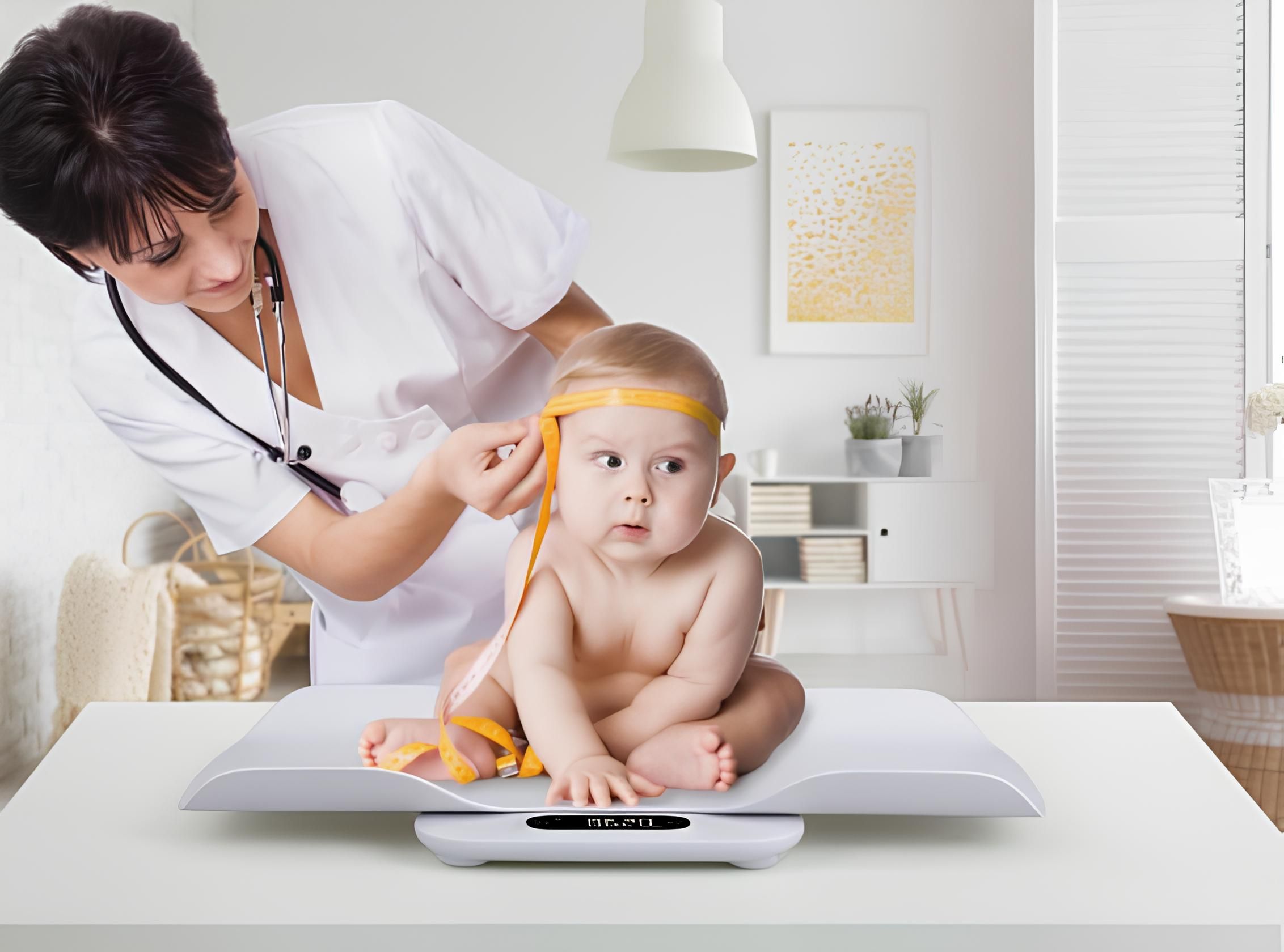 Bilancia digitale pesa bambini Baby Fit