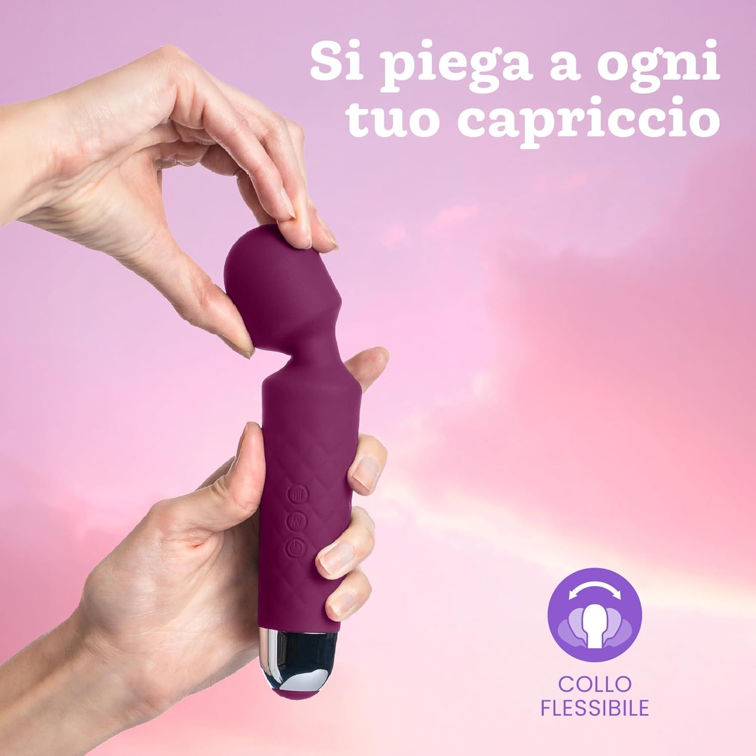 Oliver James Vibratore per donne – Silenzioso e potente, colore viola