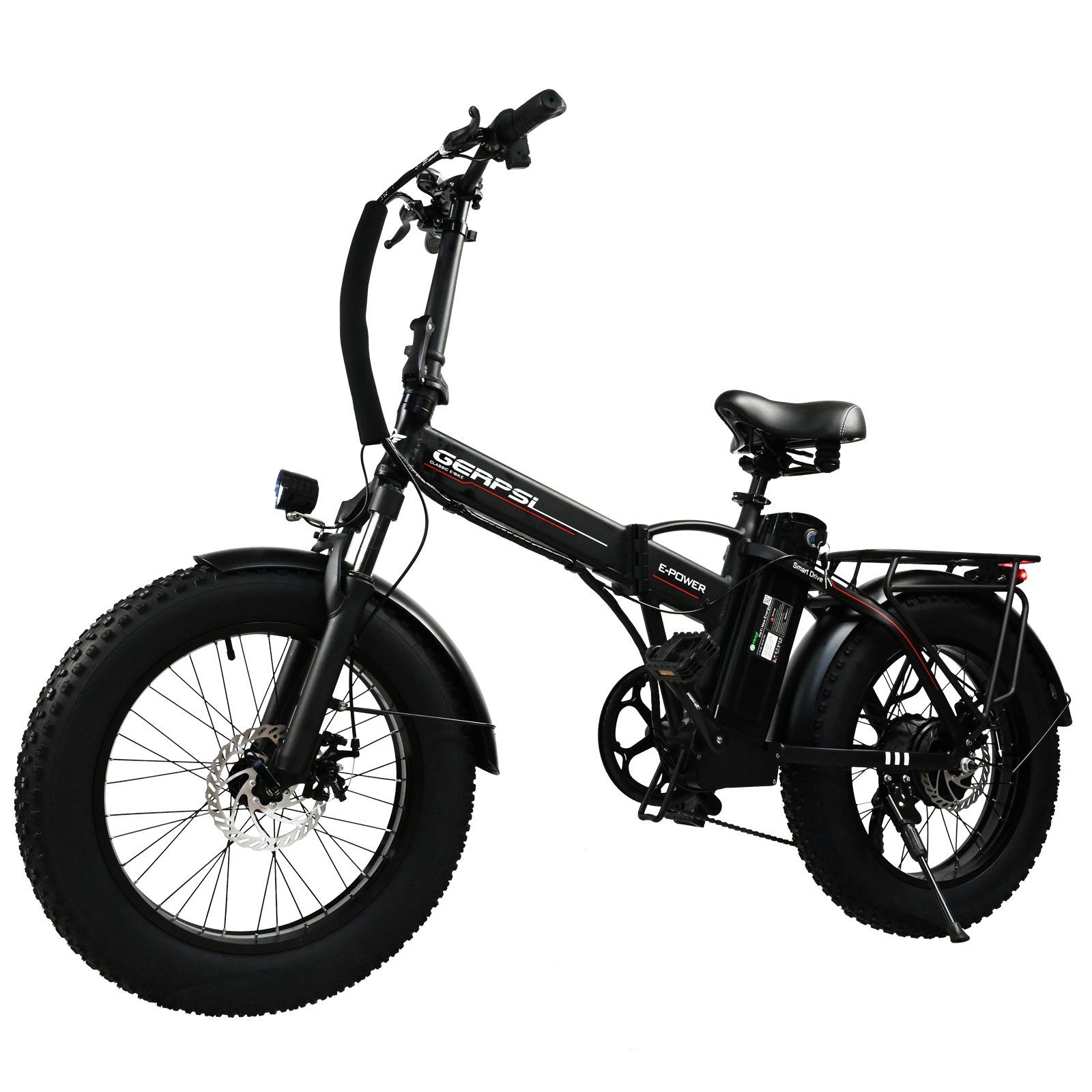 BAOLUJIE DZ2002 Bicicletta elettrica per adulti, batteria rimovibile da 48 V 16 Ah