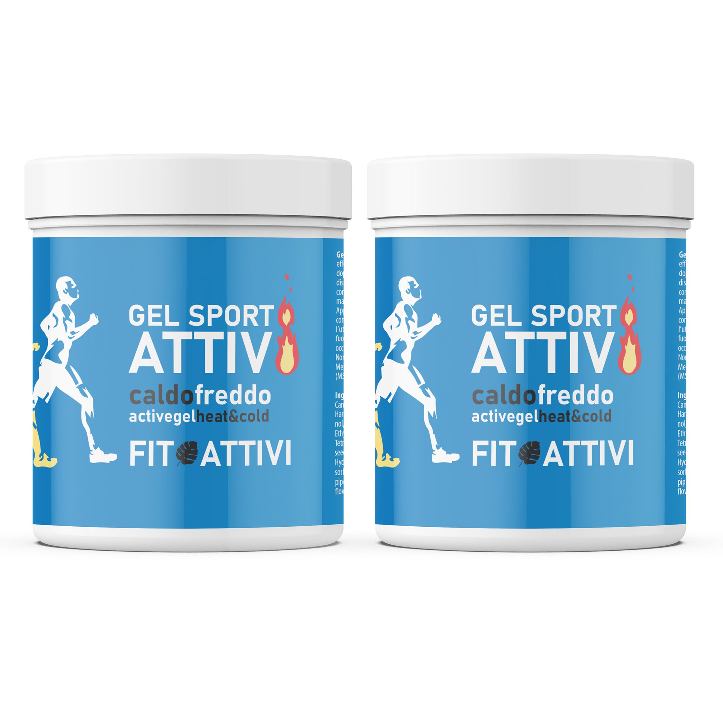 Gel Sport Effetto Caldo e Freddo 2x550ml